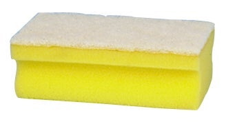 [2580253] Kökssvamp utan slipmedel gul/vit 10-pack