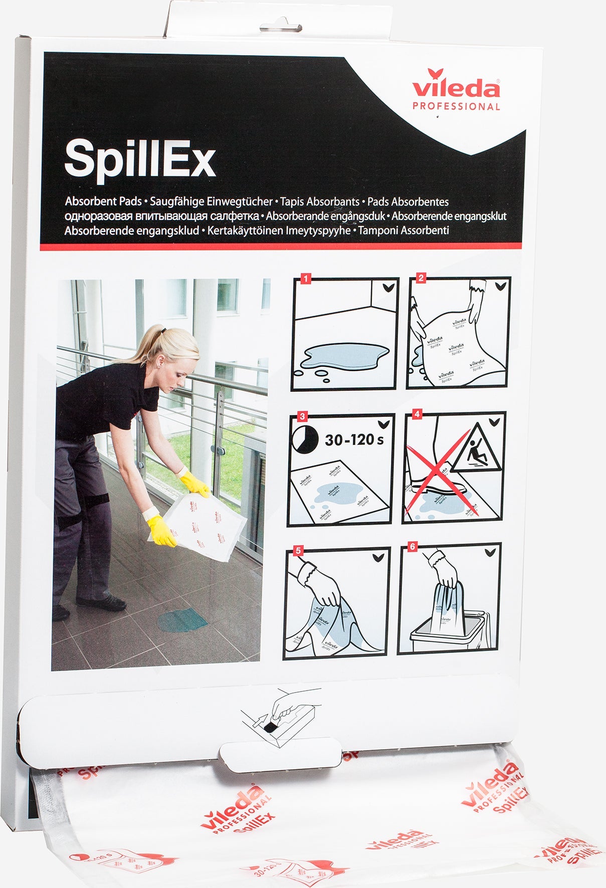 [8550299] SpillEx engångsduk absorberand 250 x 350 mm 20 st/fp