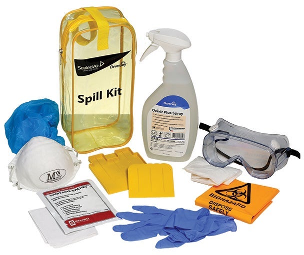 [8550638] Infektionsförebyggande Nödhjälpskit - Oxivir Body Spillage Kit