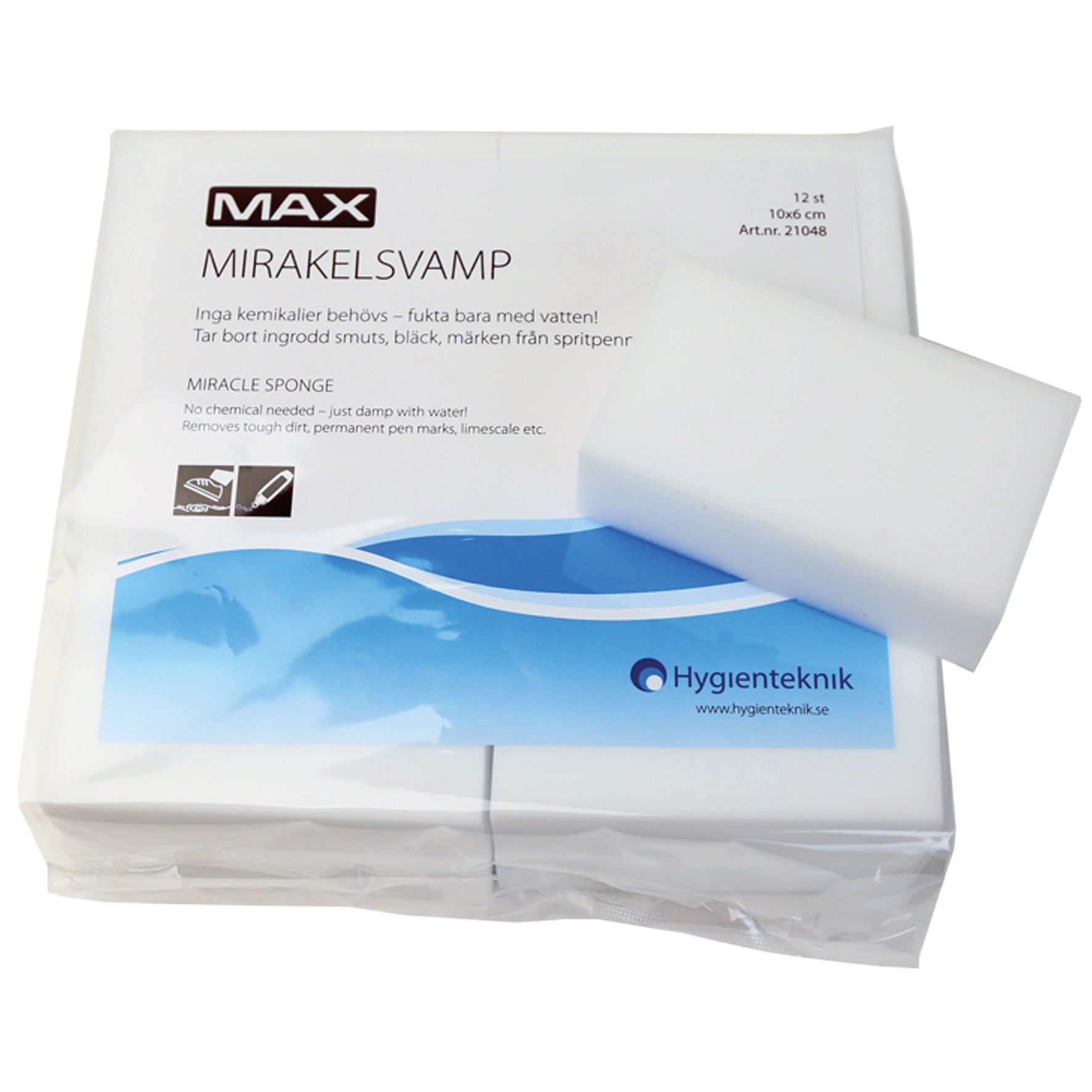 [8554194] Mirakelsvamp MAX 100 x 60 mm 12 st/fp