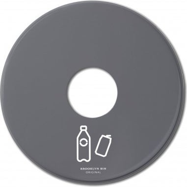 [8551785] Lock Alu och Pet cirkeform Grå