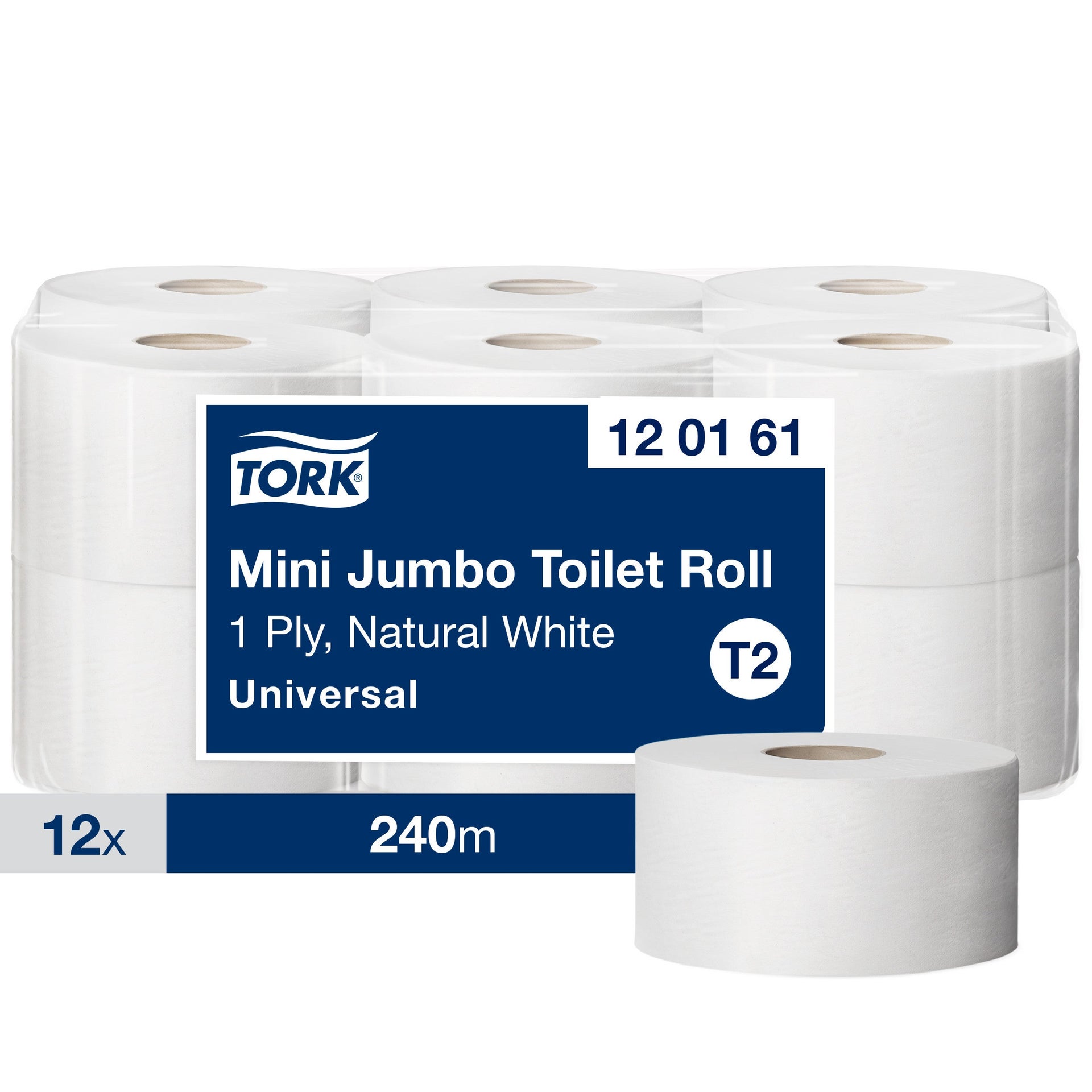 [2511047] Toalettpapper Tork Mini Jumbo Universal T2  12 st/fp