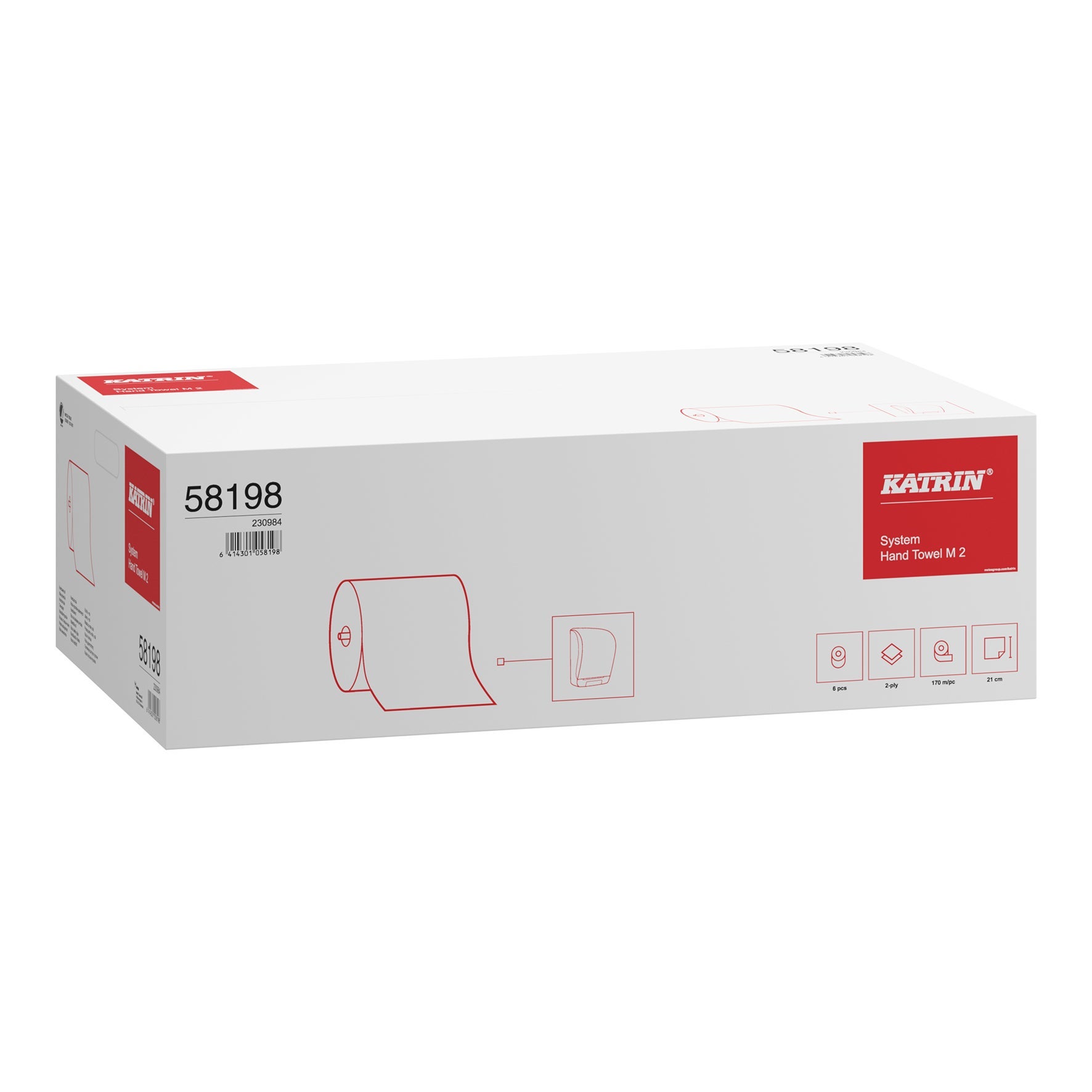 [2522096] Torkrulle Katrin M2 Classic 6 rullar/fp