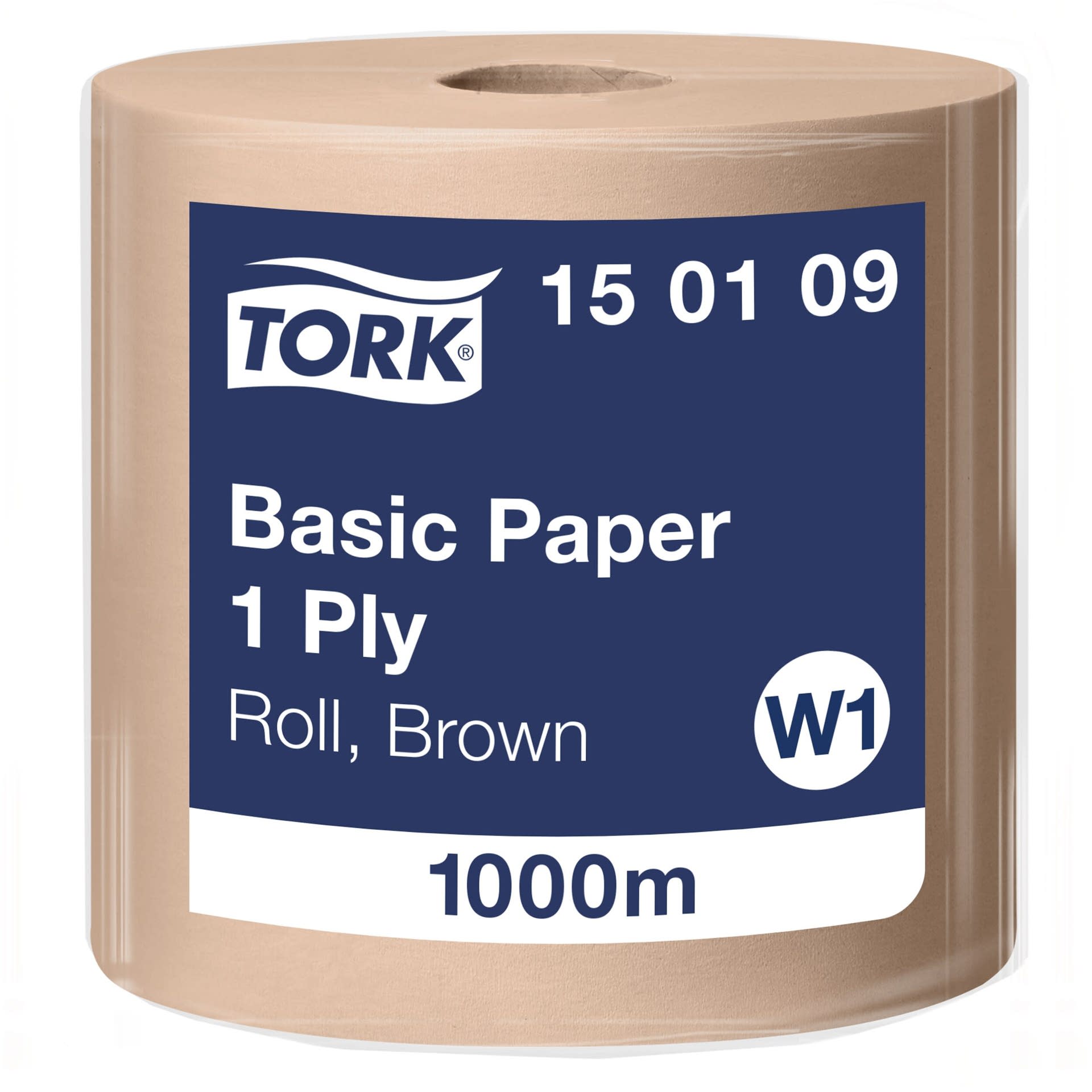 [2522123] Avtorkningspapper Basic Tork W1 1000 Meter Brun