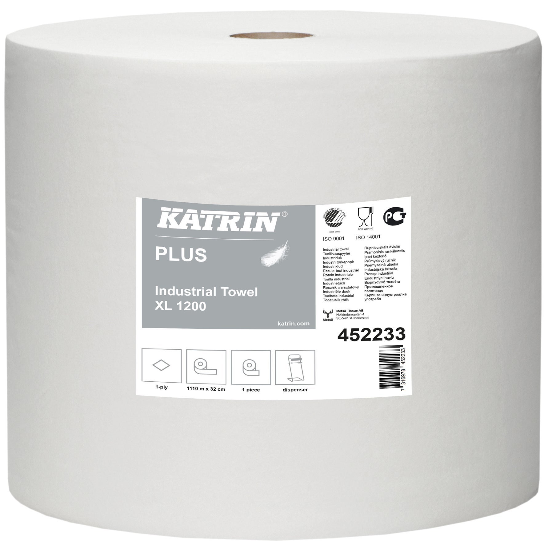 [8551248] Torkrulle Katrin Plus Industrial Towel XL 1200