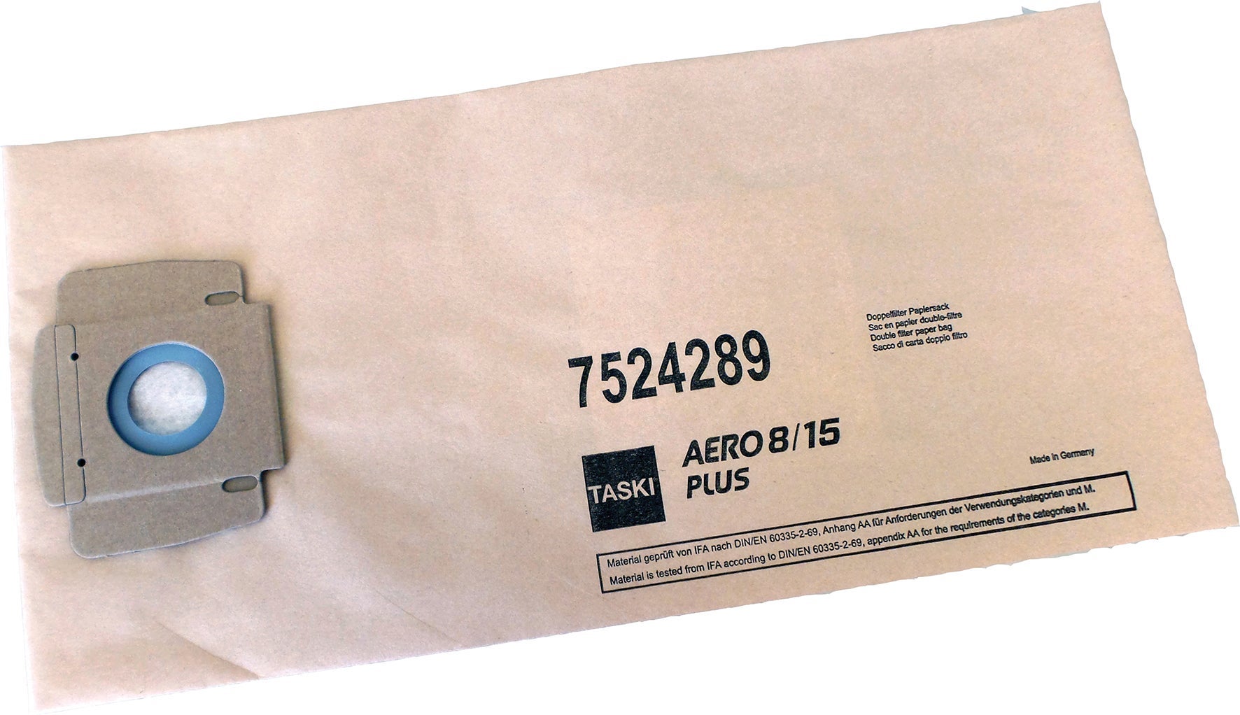 [8551209] Dammsugarpåse Aero 8/15 Disposabel papper