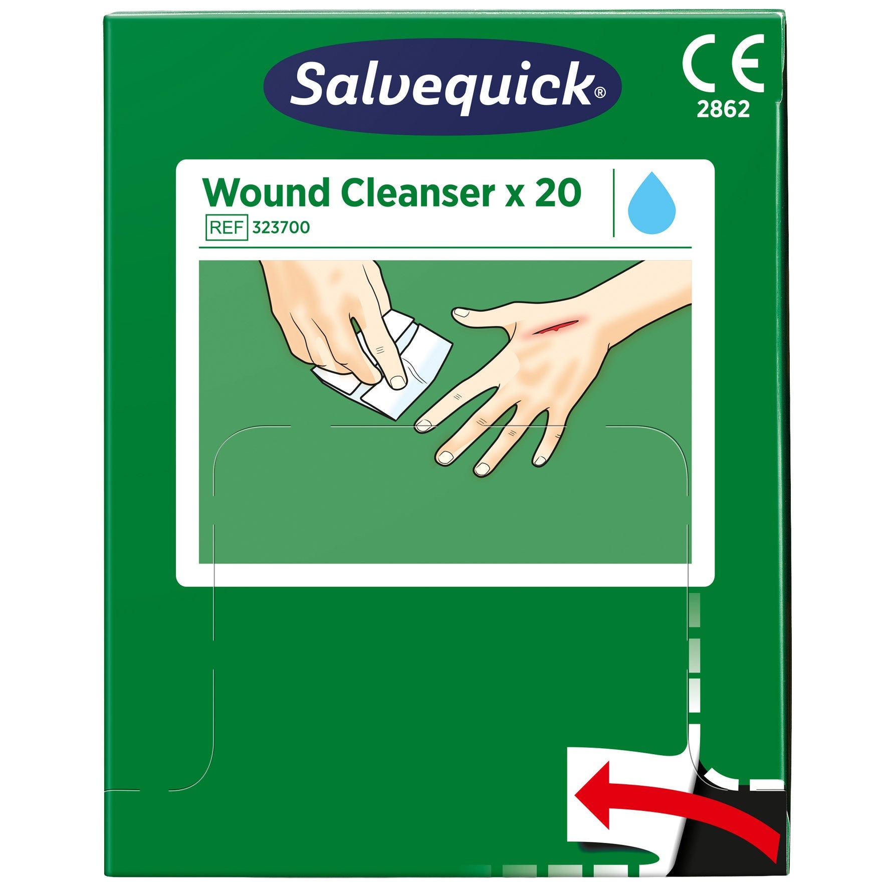 [2890282] Sårtvättare Salvequick  20 st/ask