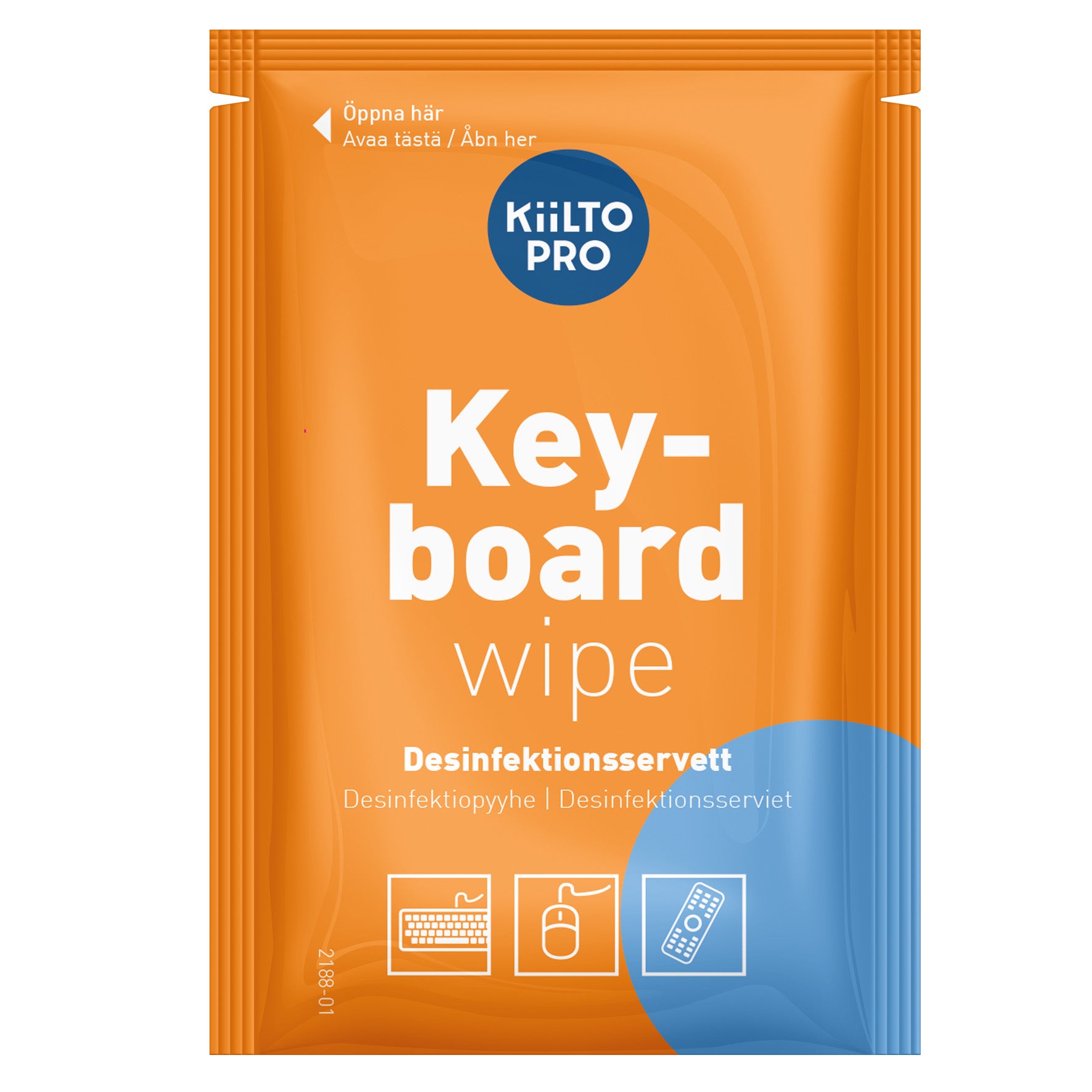 [8550487] Desinfektionsservett Keyboard Wipes 80 st/fp