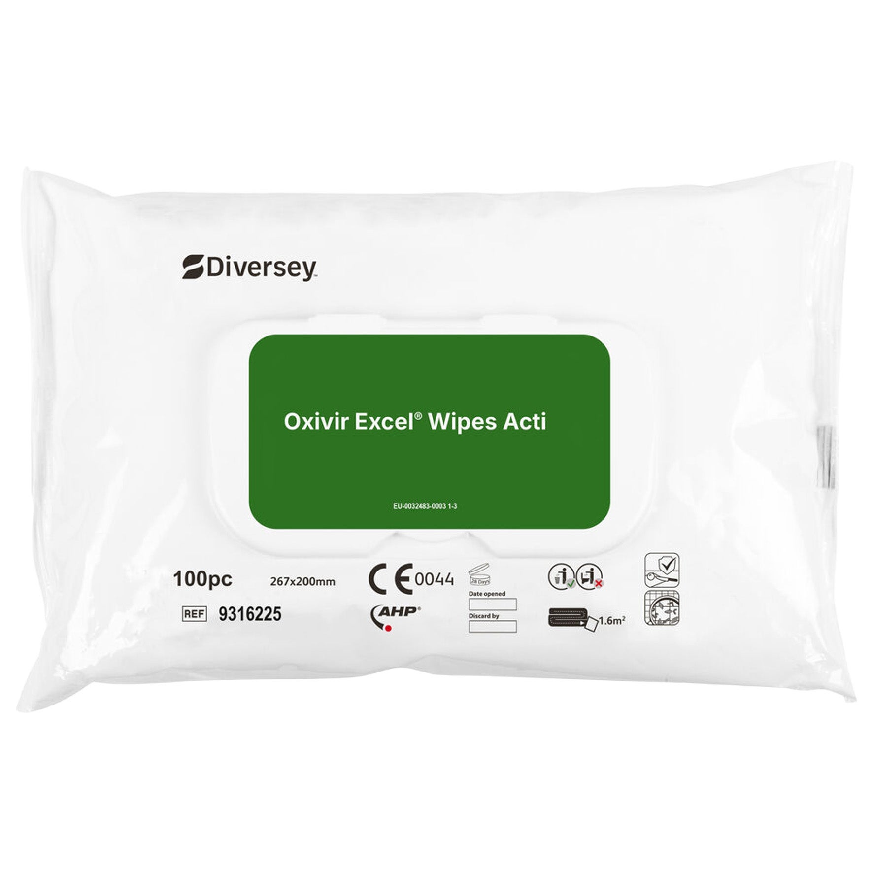 [8557112] Rengörings- & desinfektionsservett Oxivir Excel Wipe Acti 100-pack