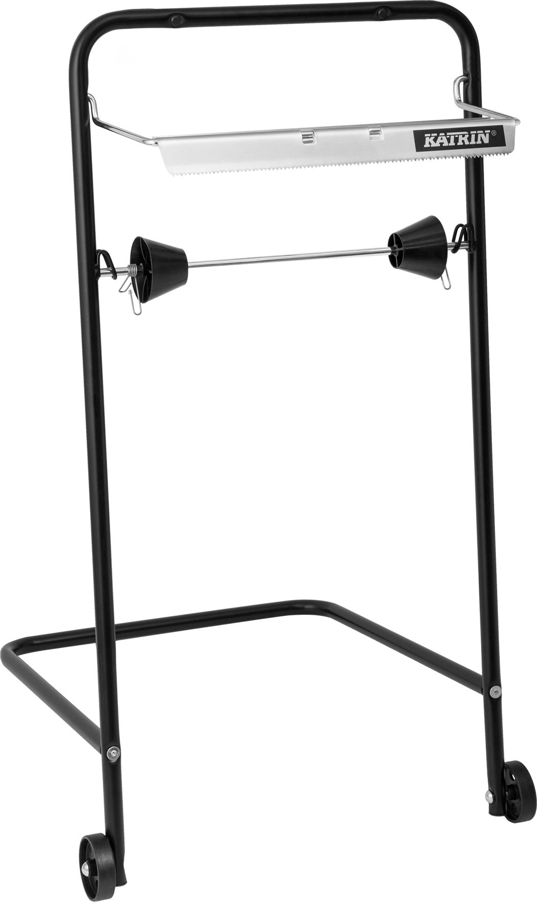 [8551792] Golvställ/Dispenser Katrin svart metall