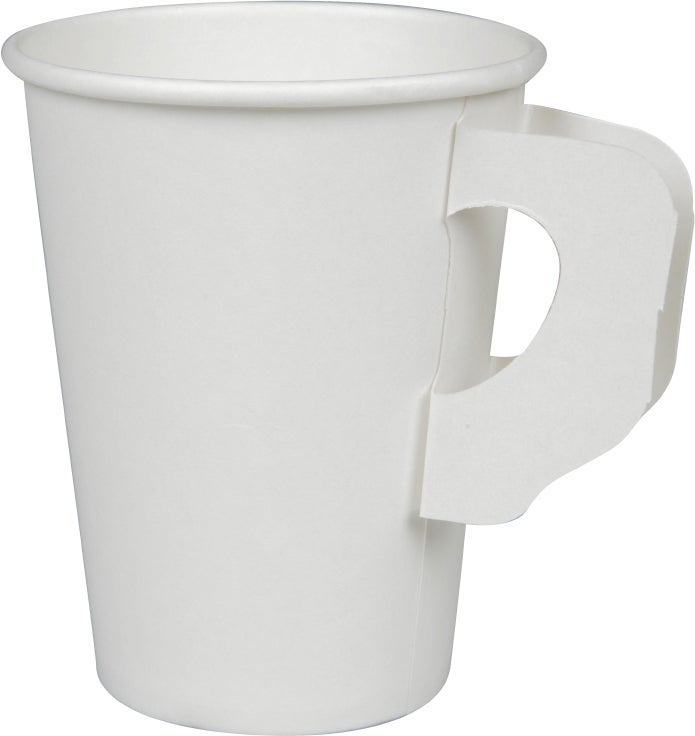 [2831140] Pappersmugg öra vit 25 cl 50-pack