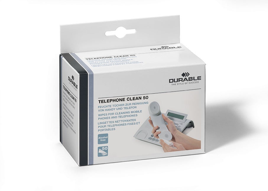 [8560620] Rengöringsvåtduk telefon 50 st/fp