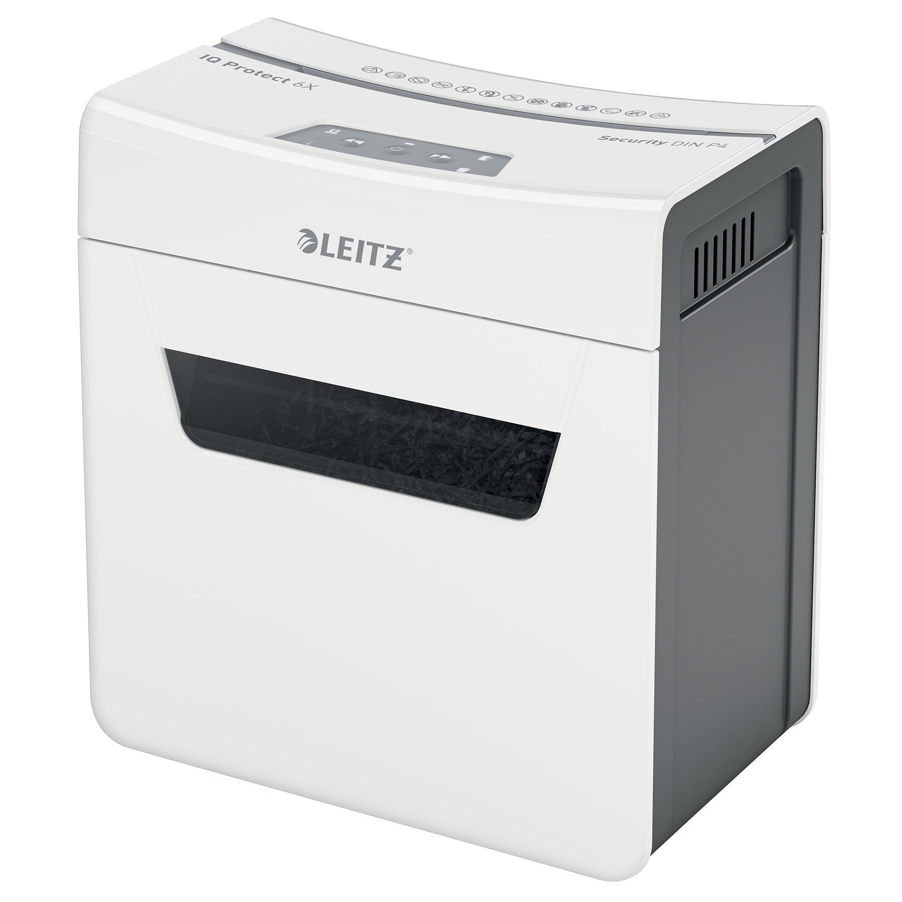 [8560577] Dokumentförstörare Leitz IQ Protect Premium 6X P4