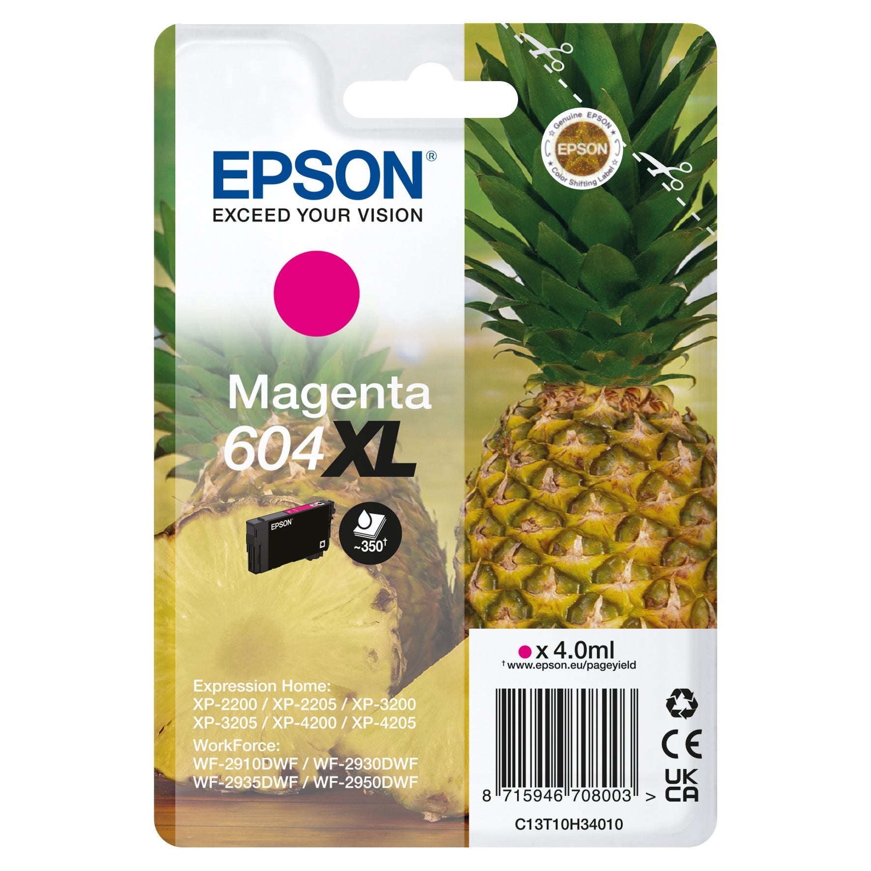[5701530] Bläck Epson 604XL magenta 4,0 ml