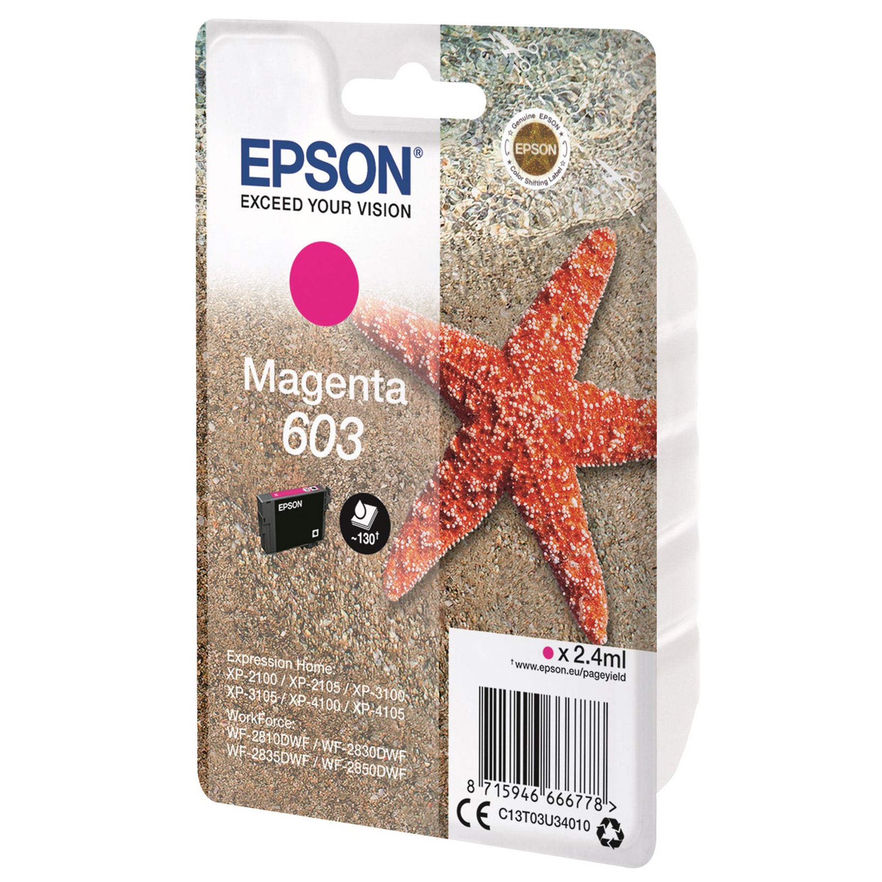 [5701535] Bläck Epson T603 magenta 2,4 ml