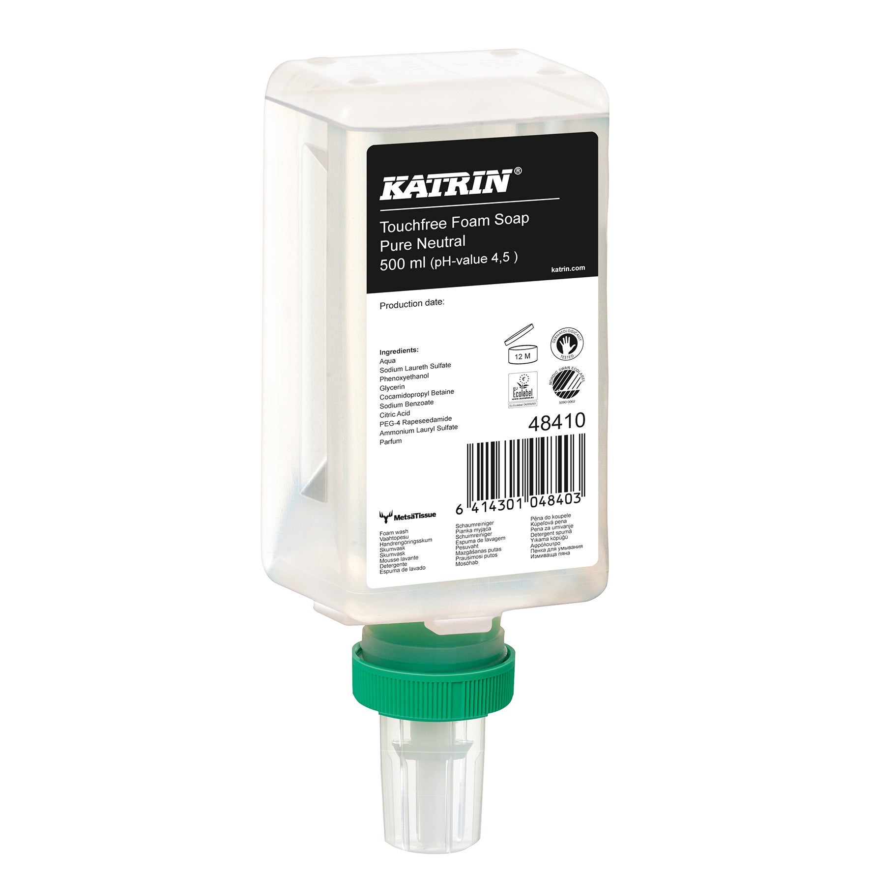 [8560615] Skumtvål Pure Neutral Touchfree 500 ml Katrin