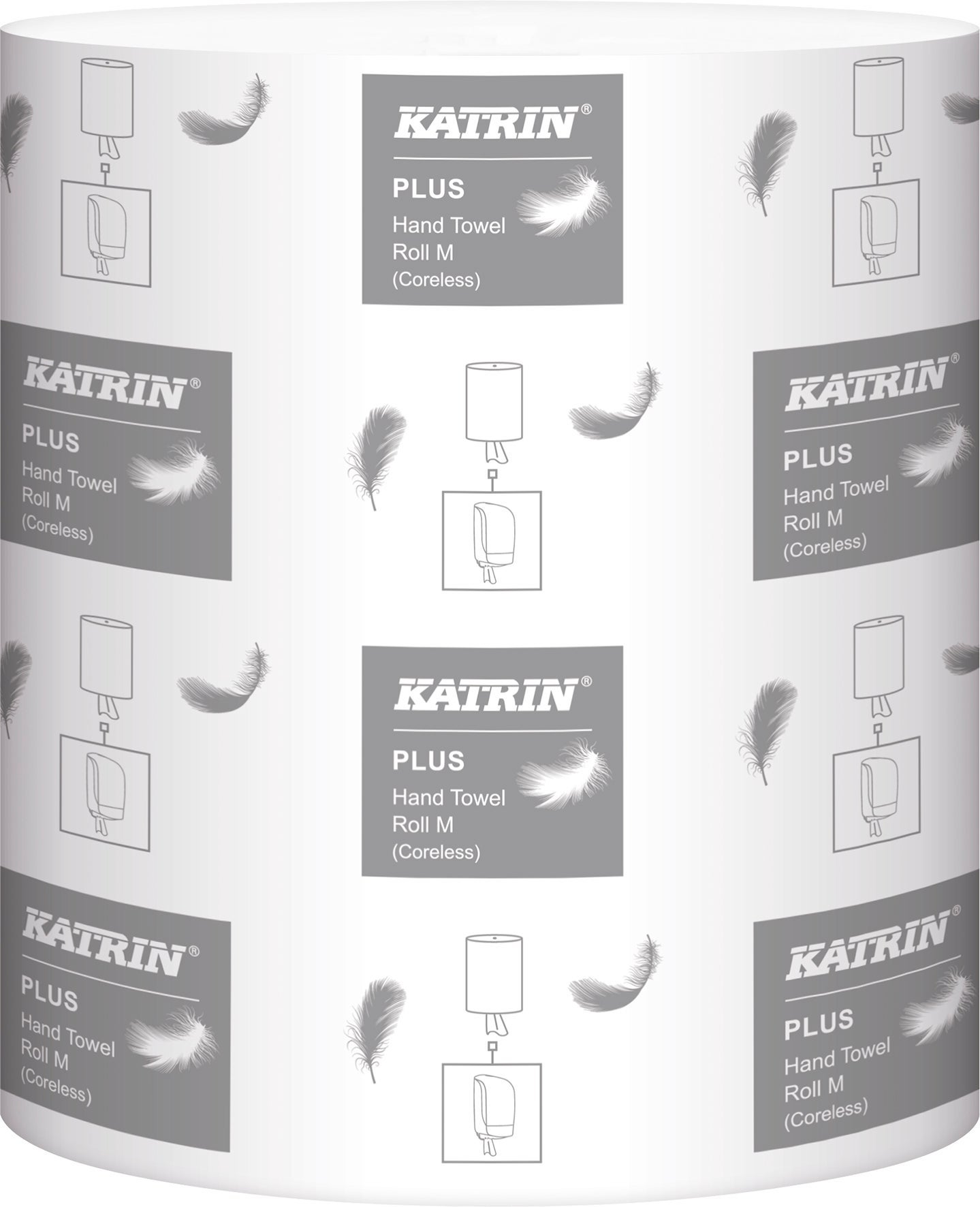 [8550786] Avtorkningspapper Katrin Plus M hylslös 6 rullar/trp