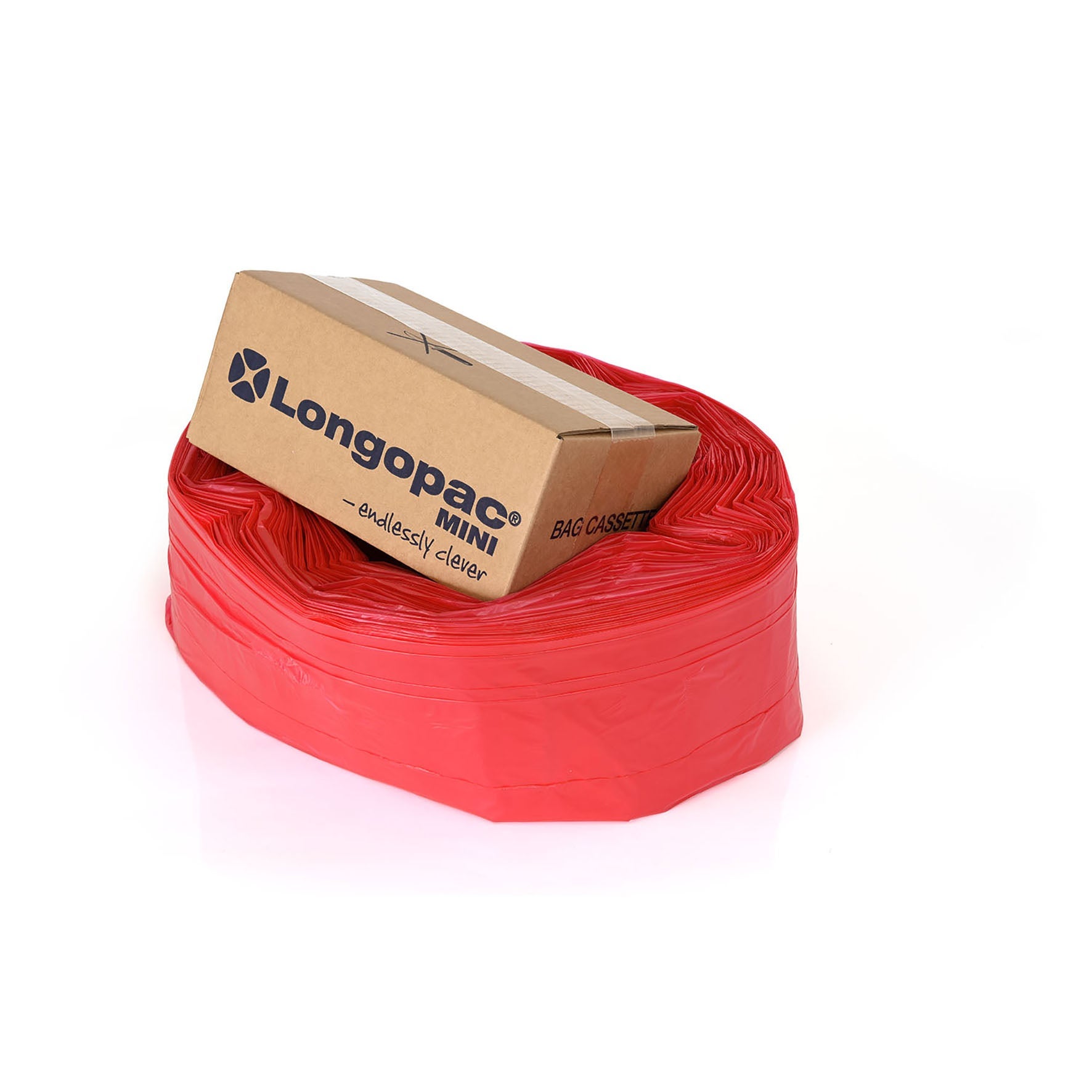 [8560981] Säckkassett Mini 18my 60 meter röd
