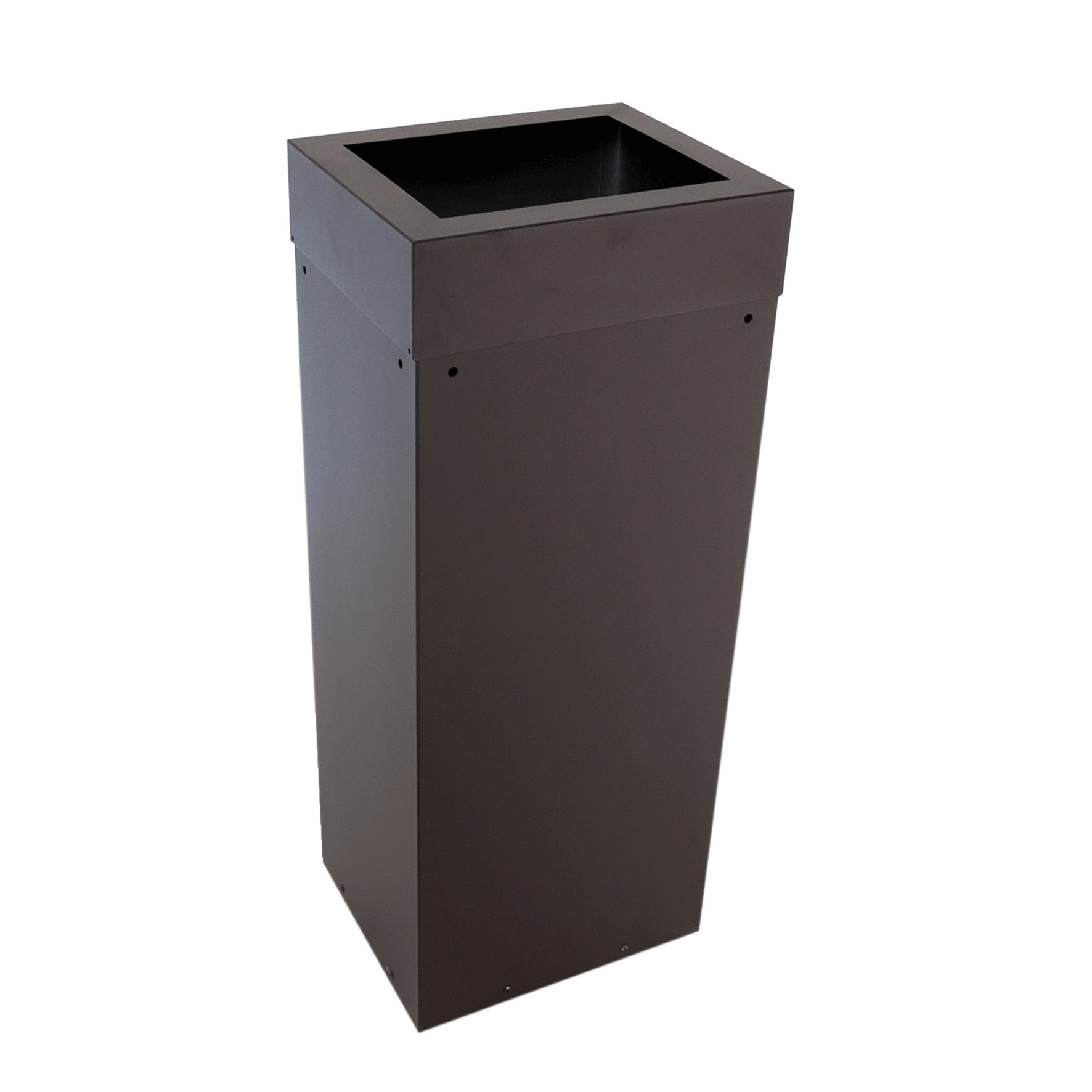 [8561194] Soptunna Ivar 90 liter svart  kvadratiskt inkast