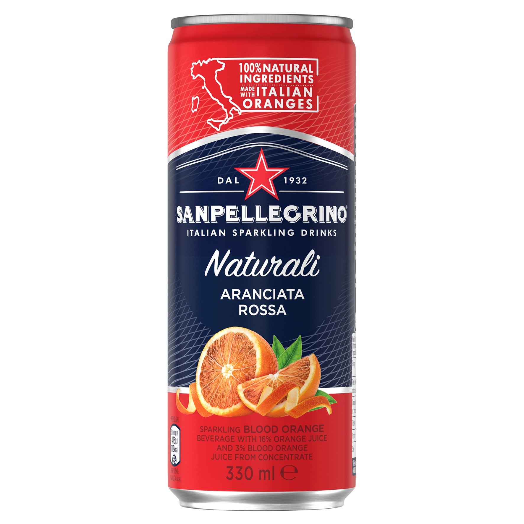 [8561351] San Pellegrino Aranciata Rossa 33 cl inkl. pant