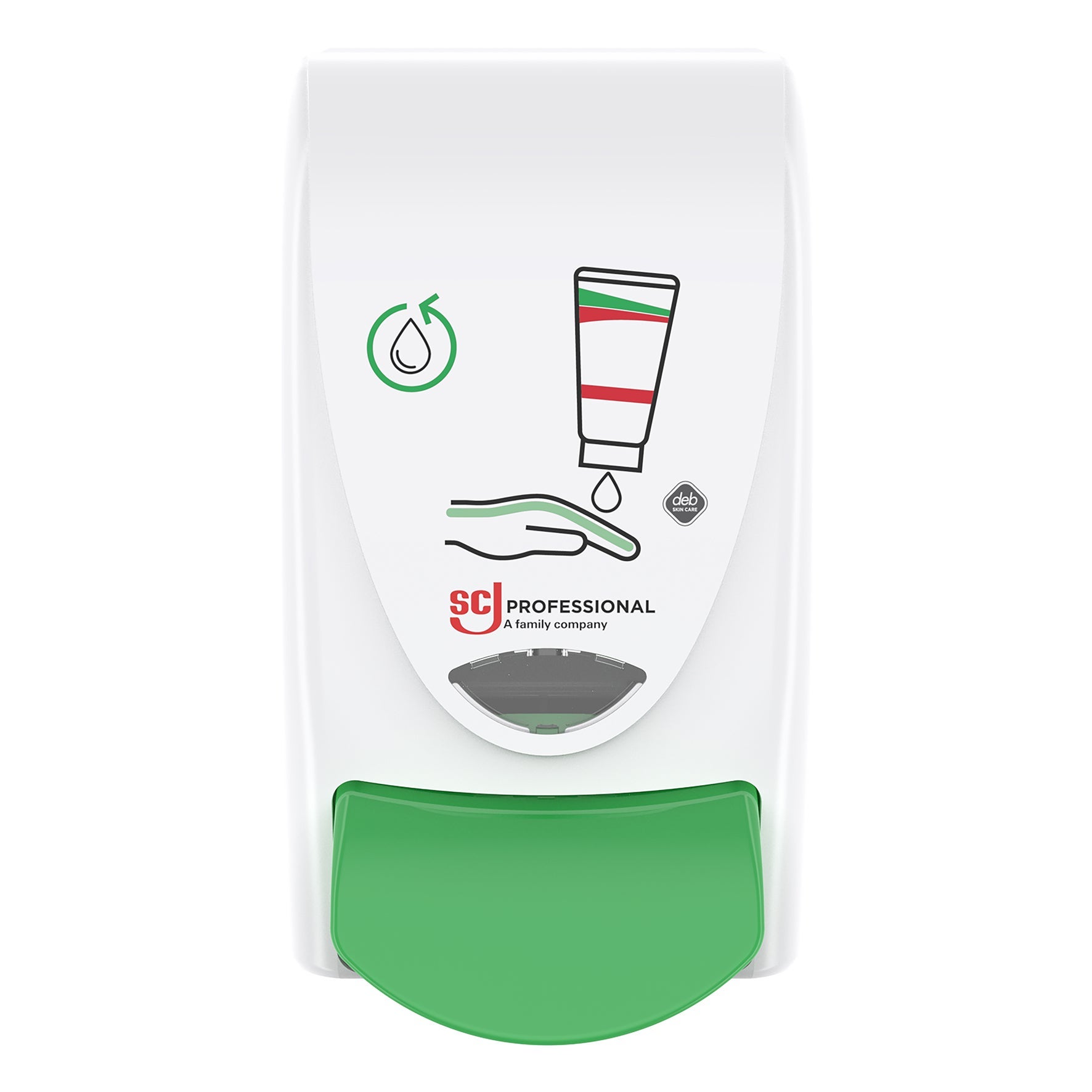 [8561213] Dispenser arbetskräm 1 liter vit