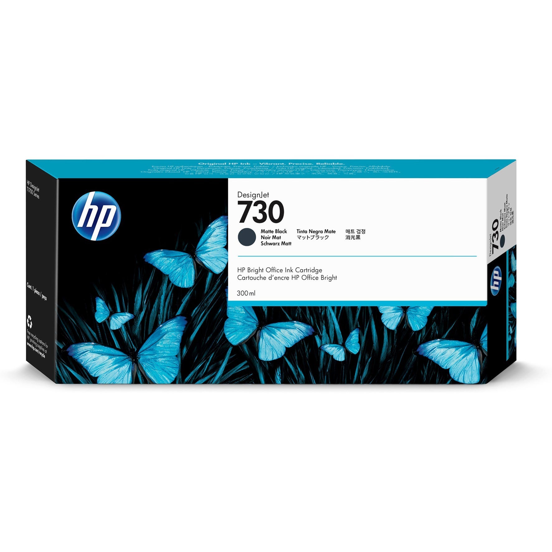[8561275] Bläckpatron HP 730 mattsvart 300 ml