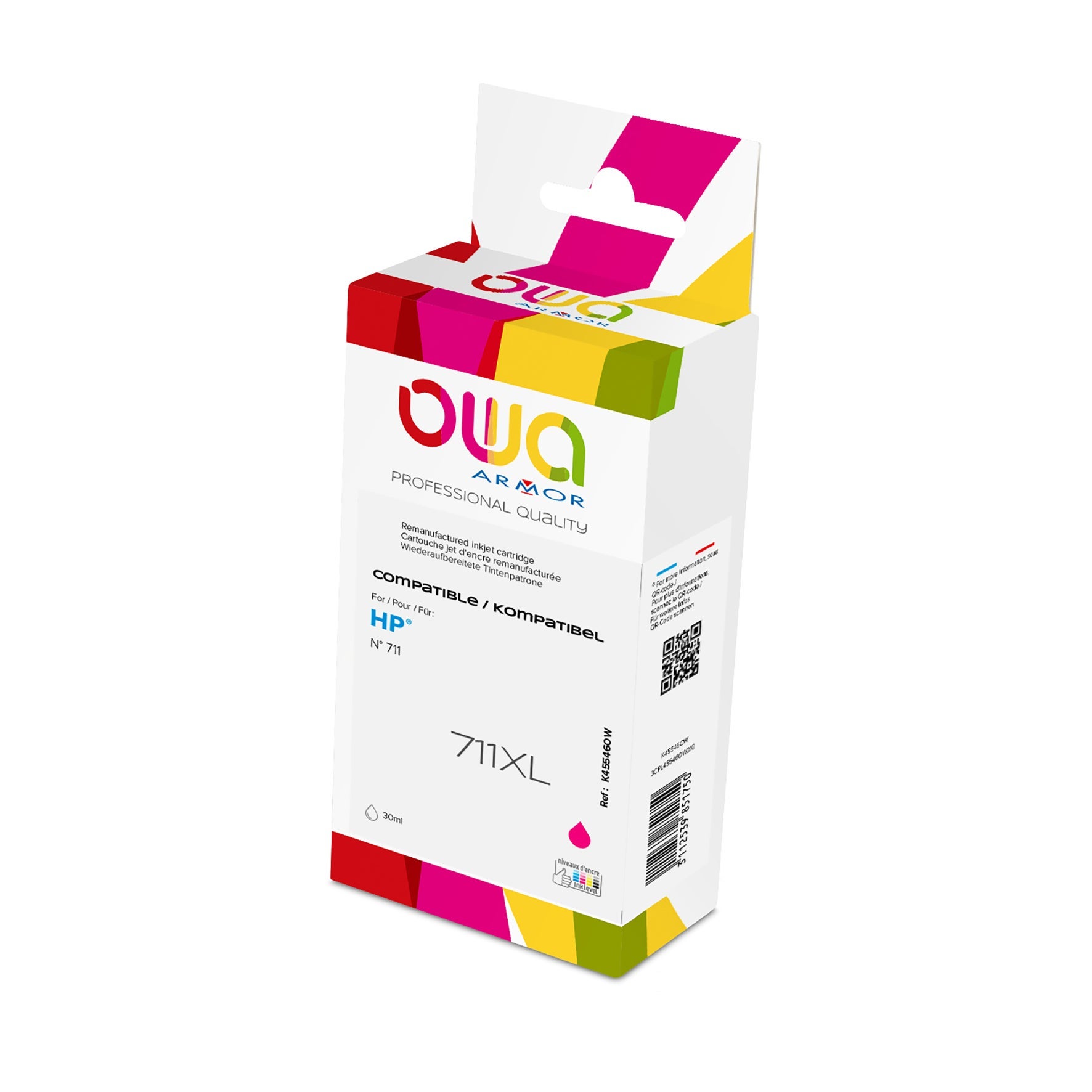 [8561270] Bläckpatron OWA 711 magenta 30 ml