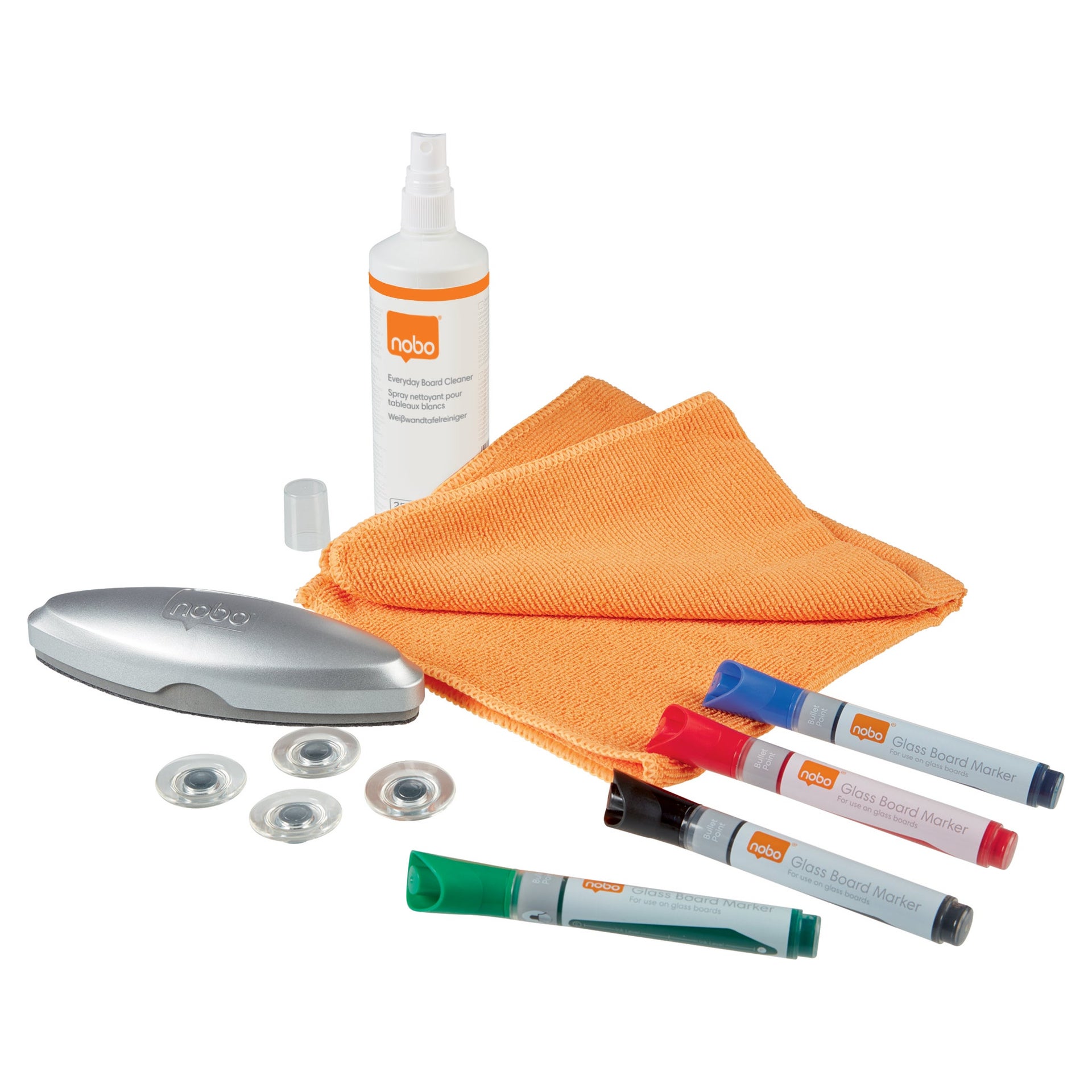[8562483] Whiteboard Starter Kit Nobo Glastavlor