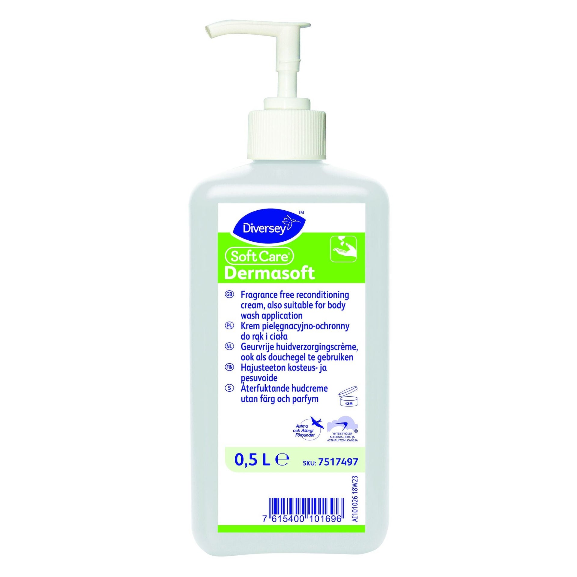 [8561442] Hudcreme Dermasoft 0,5 liter