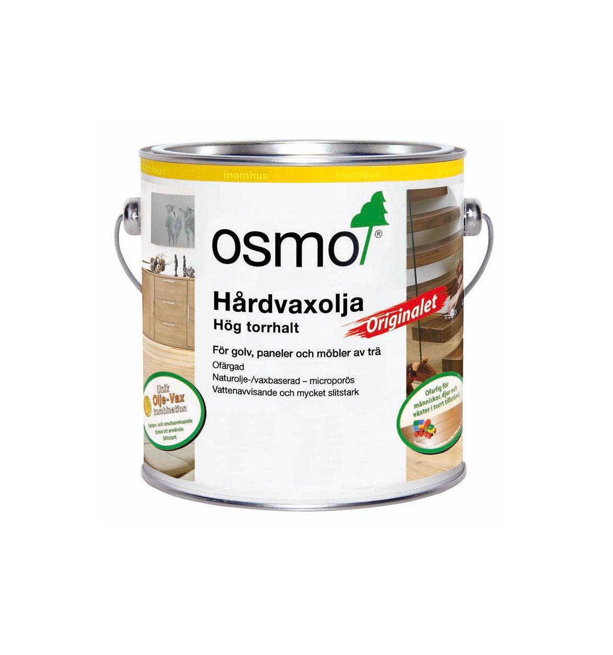 [8561564] Hårdvaxolja ofärgad matt  2,5 liter