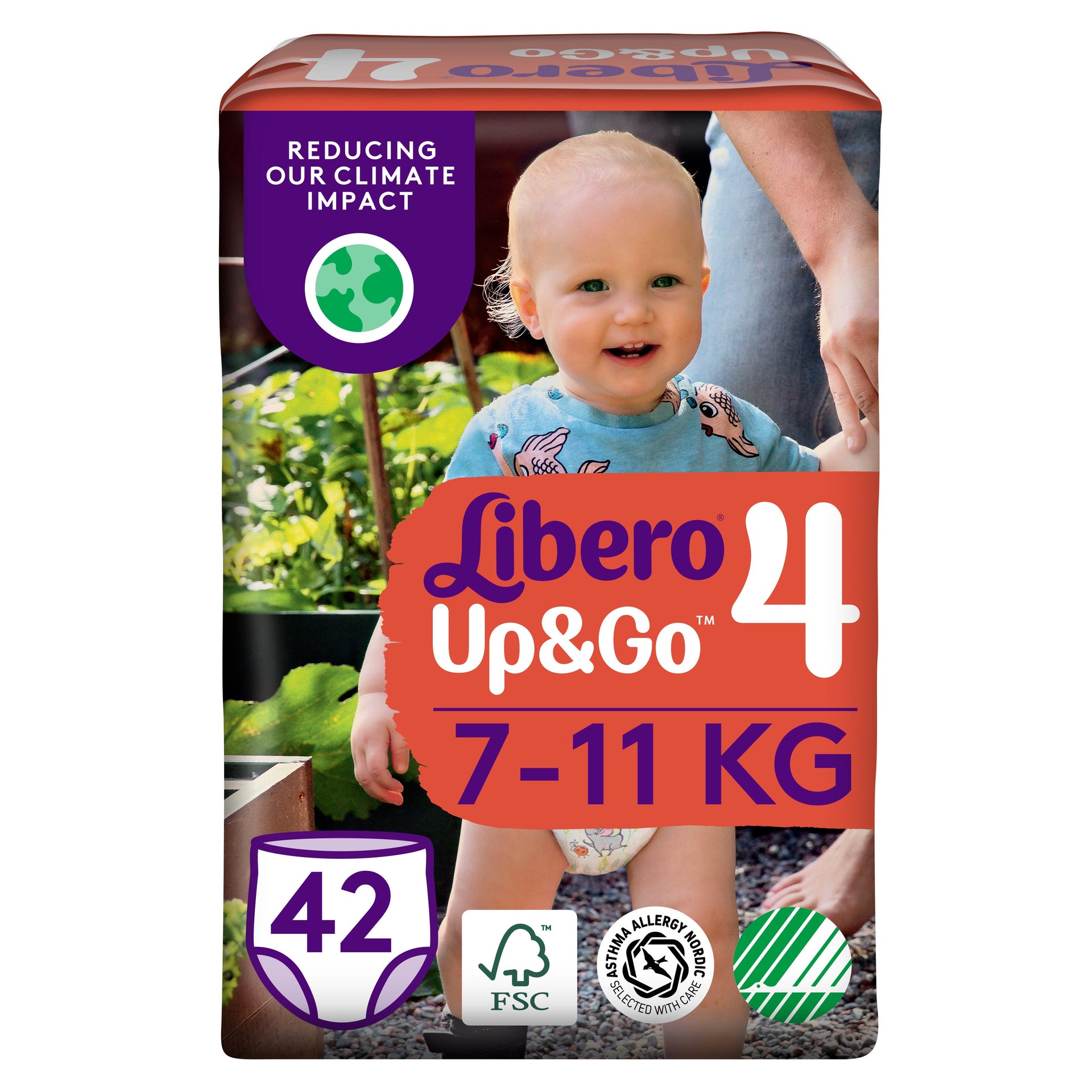 [8562433] Blöjor Up&Go 4, 7-11 kg 42 st/fp