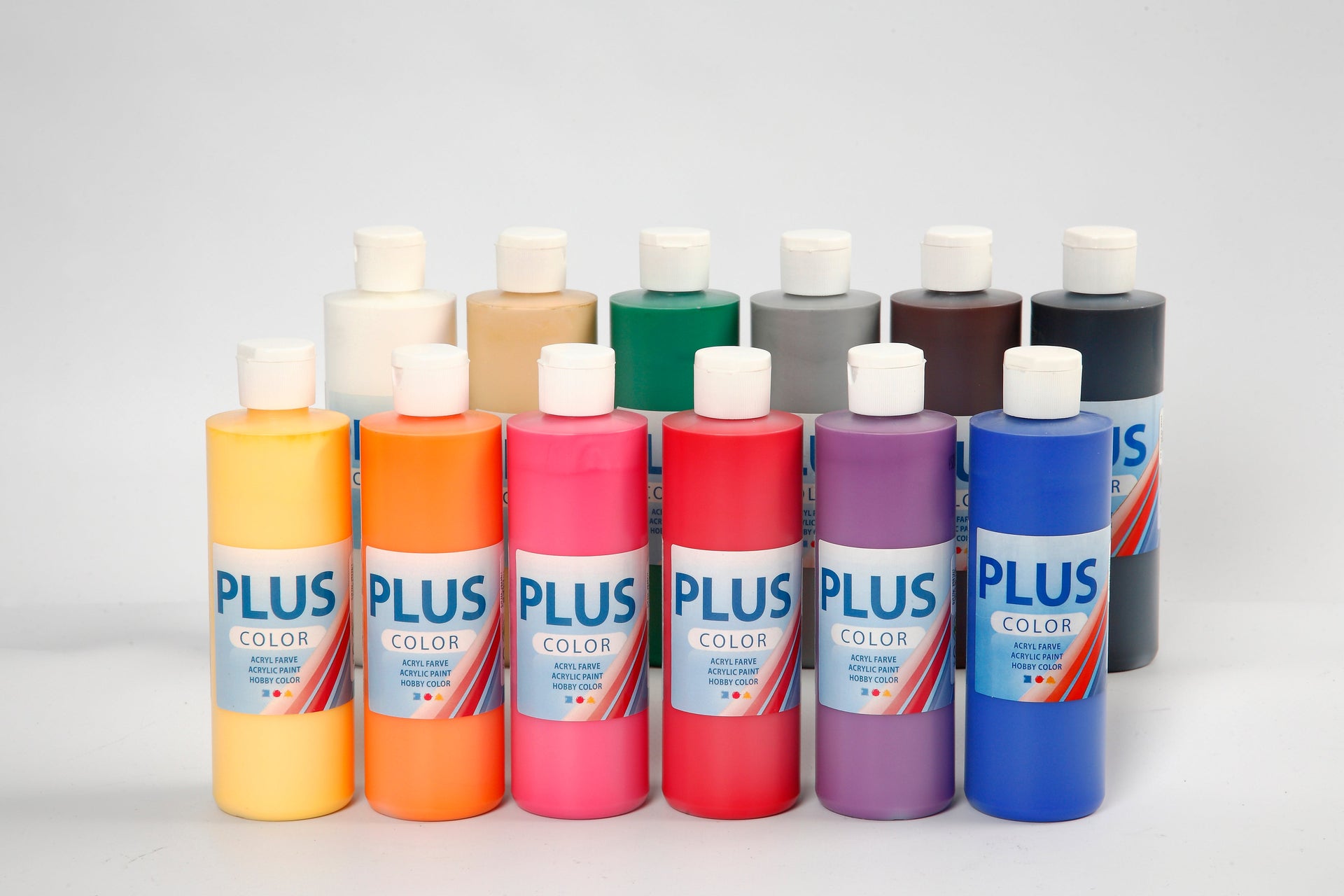 [8100758] Hobbyfärg Plus Color 12x250ml