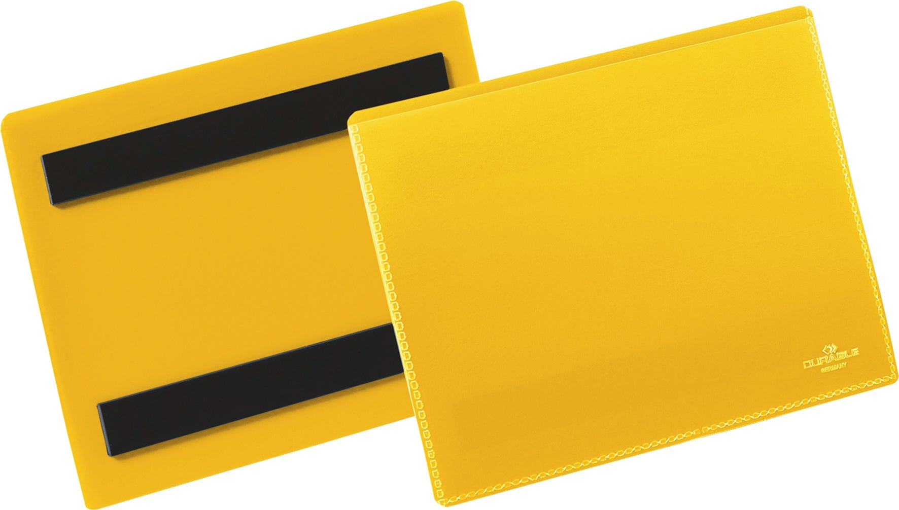 [8552740] Plastficka A6L magnetisk gul 50 st/fp