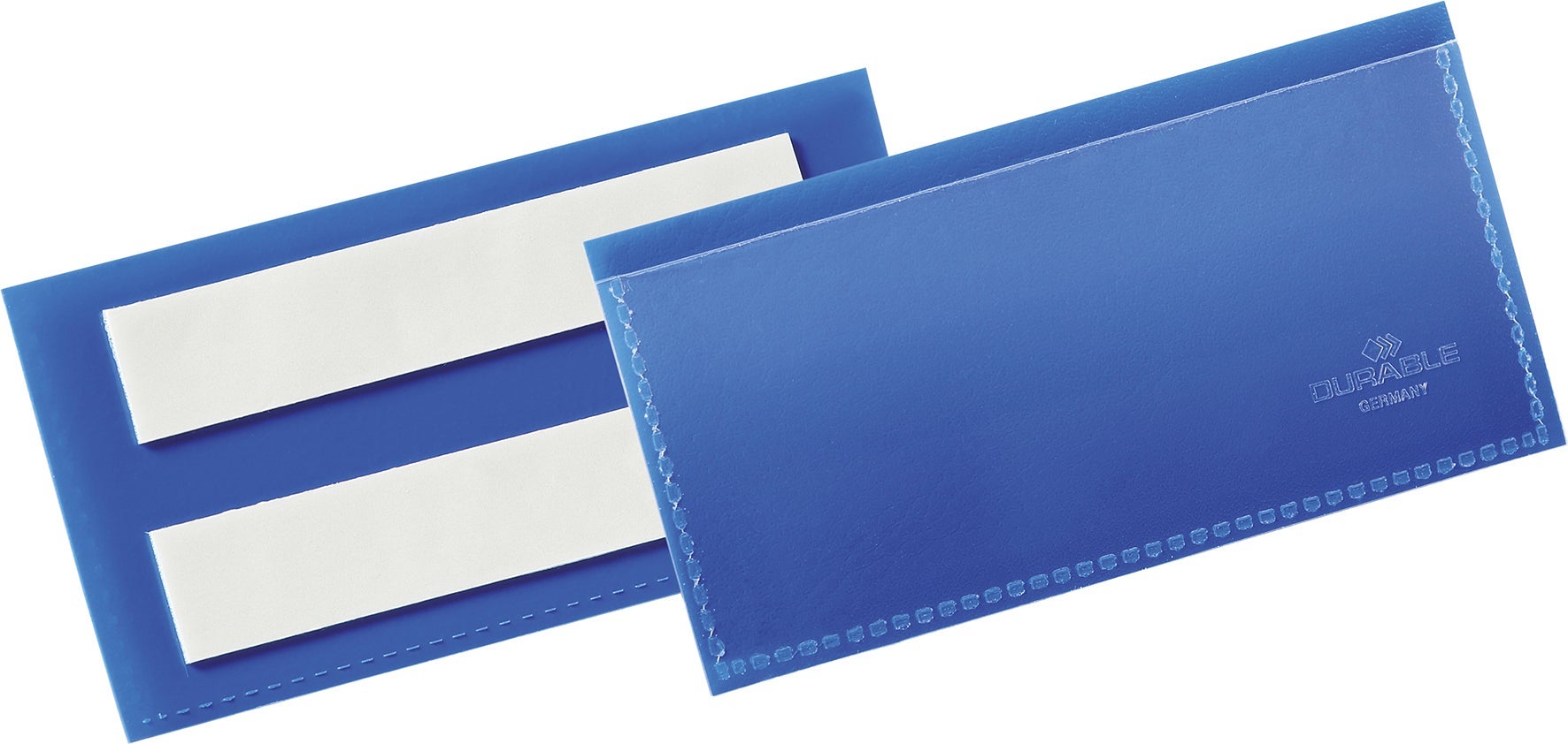 [8552745] Etiketthållare Självhäftande 100 x 38 mm blå 50 st/fp