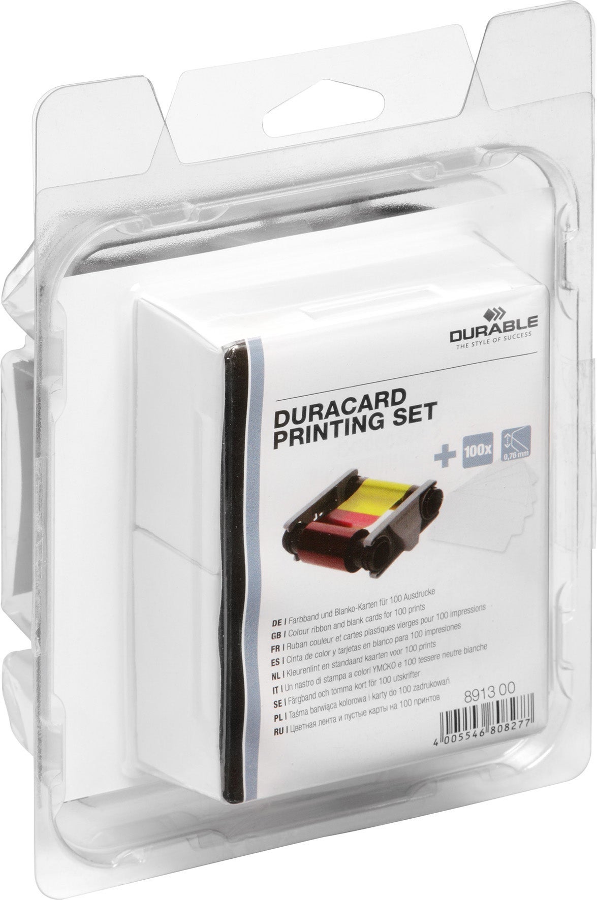 [8553034] Set Duracard med färgband + 100 kort