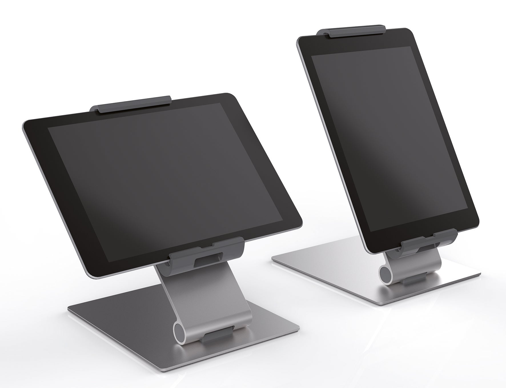 [8553043] Tablet Holder Table silver