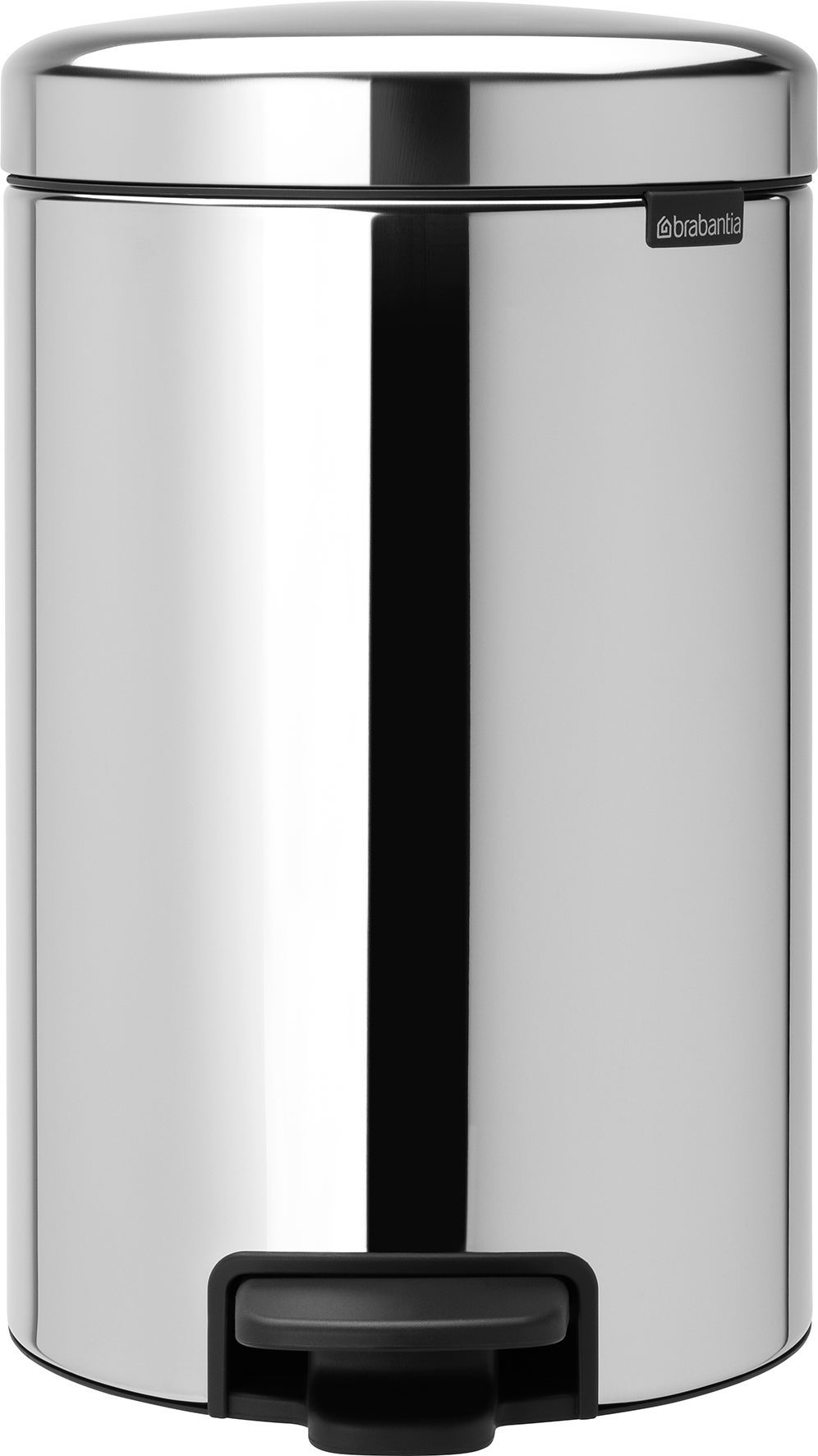 [8556703] Pedalhink NewIcon 12 liter Borstad stål