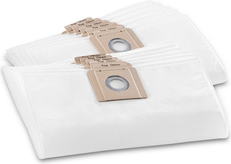 [8556495] Fleecefilterpåsar T12/1 T10/1 10-pack Kärcher