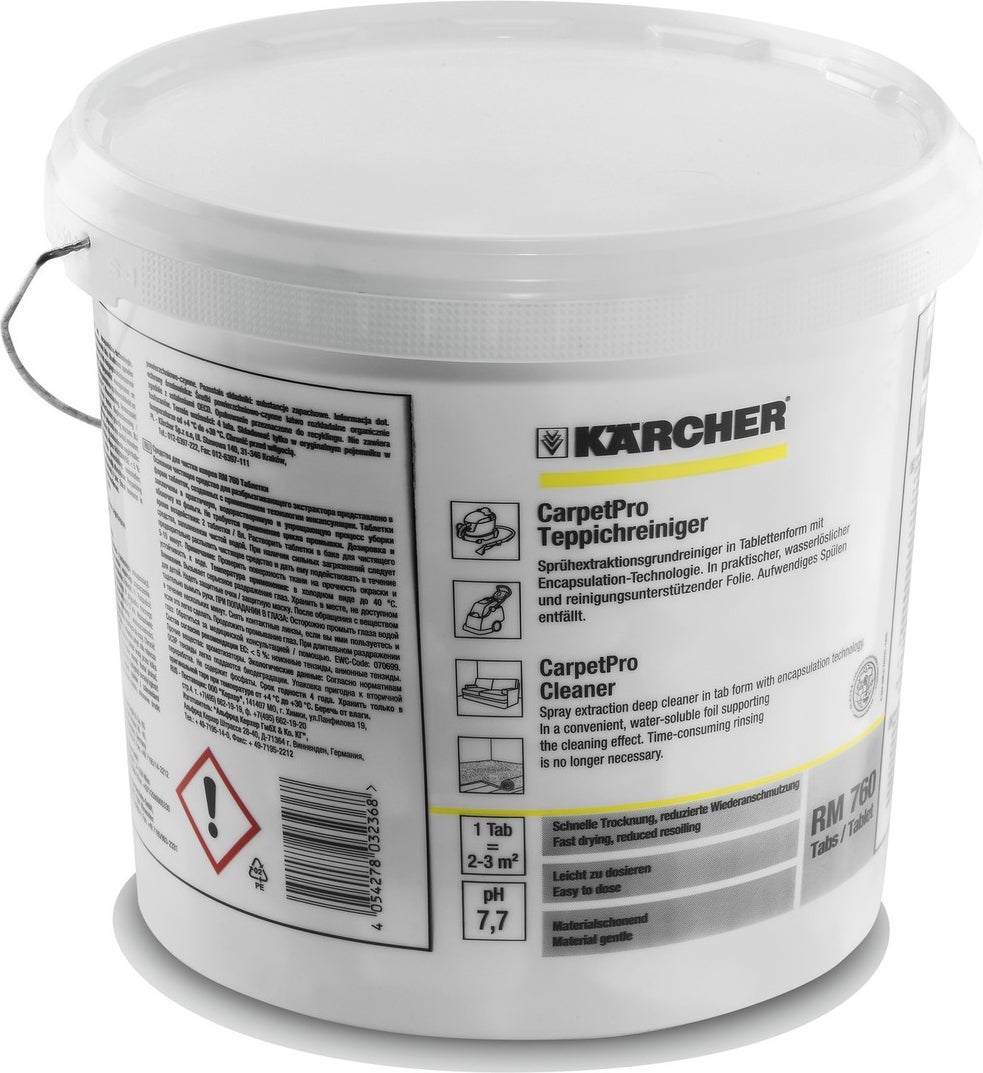 [8556307] Rengöringsmedel Carpet Cleaner RM 760 tabs 200 st/fp Kärcher
