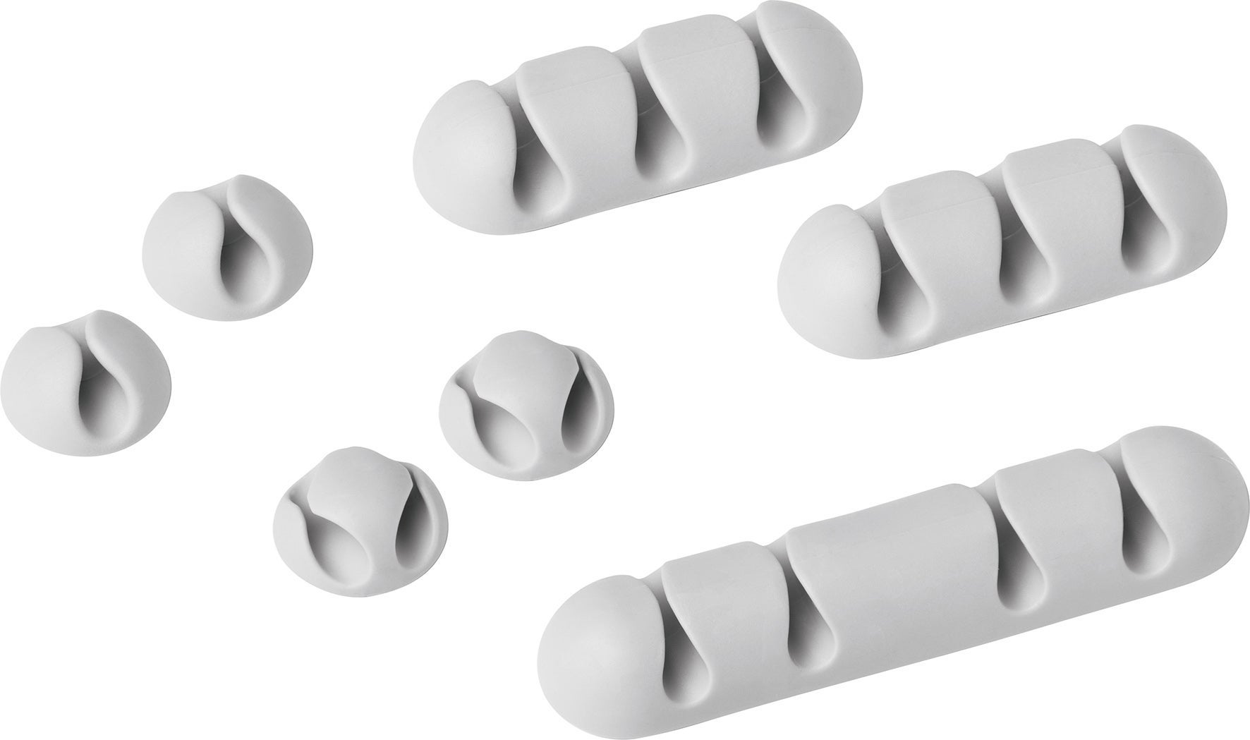 [8552960] Kabelsamlare Cavoline Clip Mix grå 7 st/fp