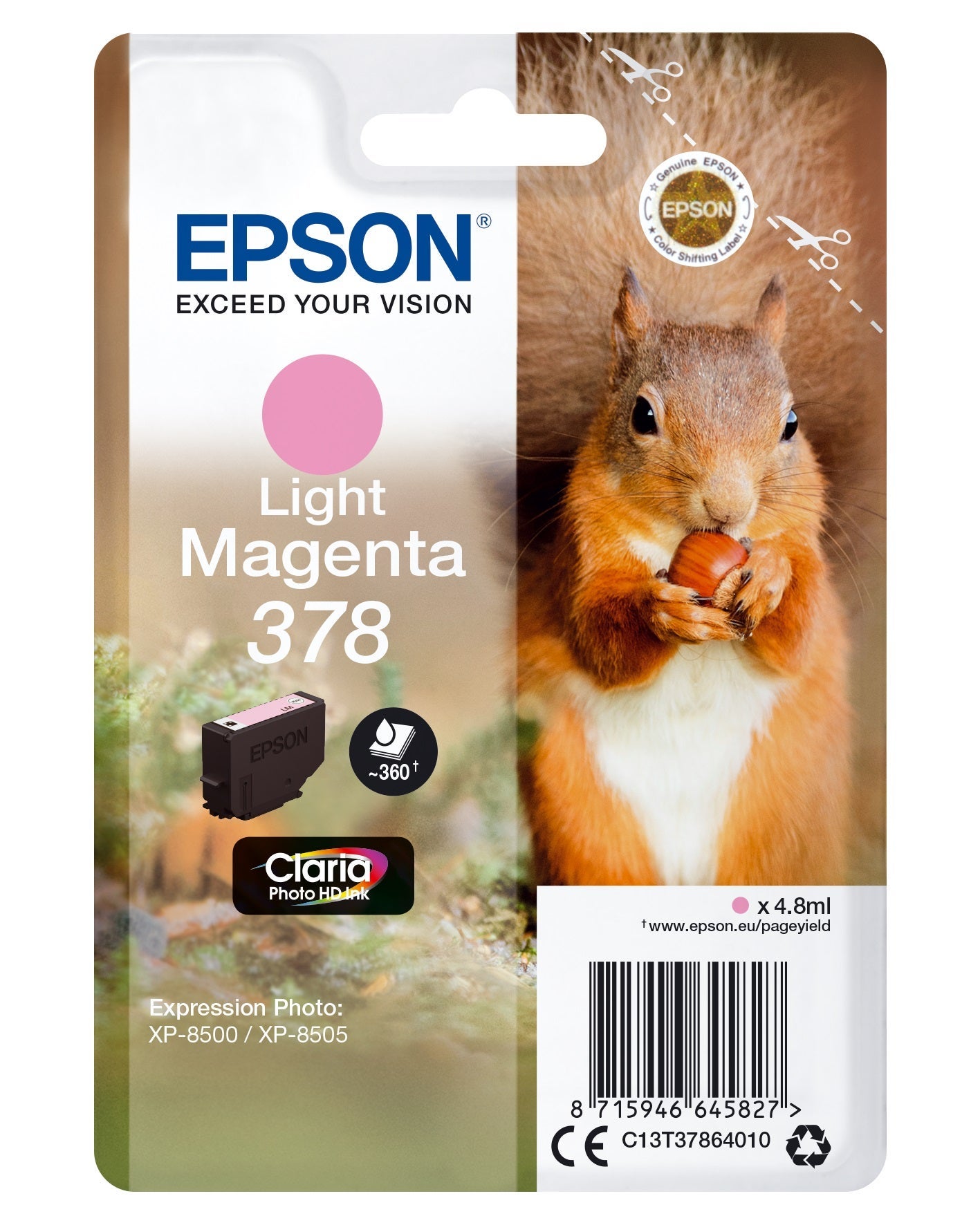 [8563923] Bläck Epson T378 Light magenta