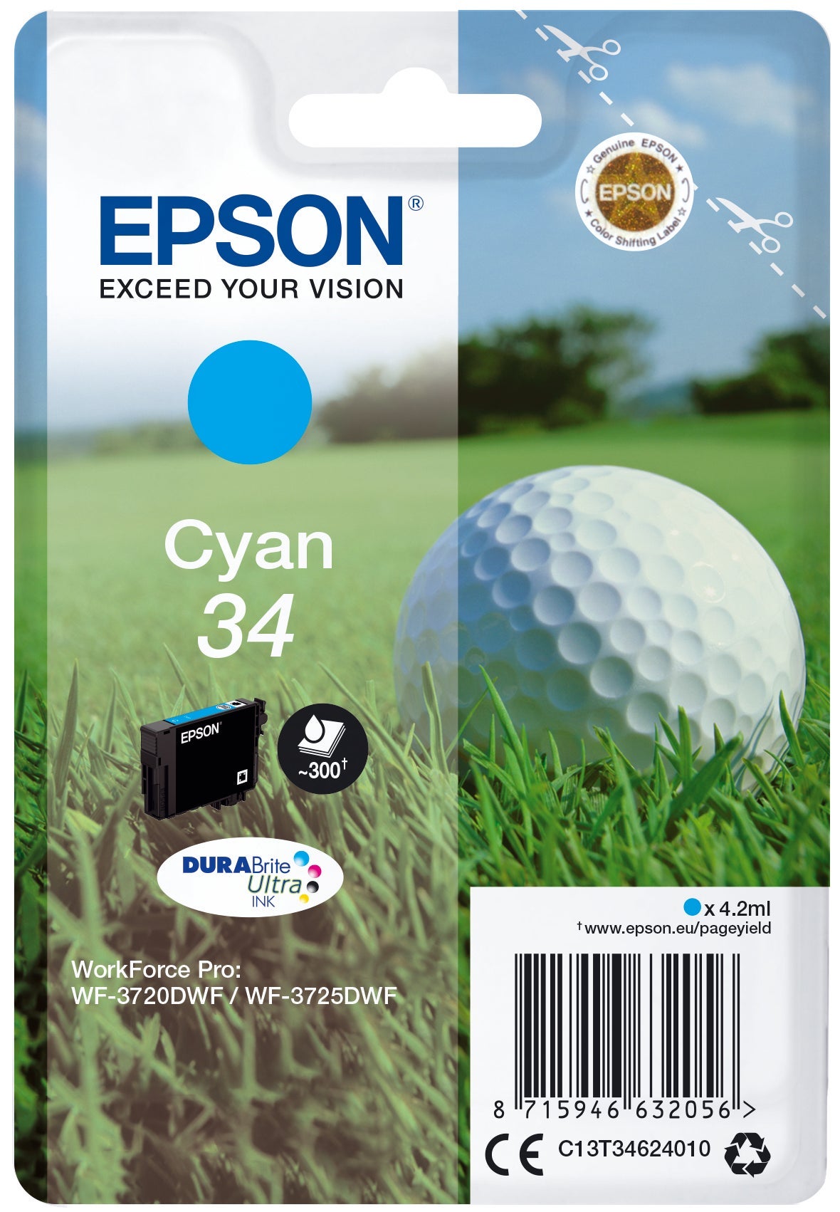 [8563913] Bläckpatron Epson T3462 Cyan