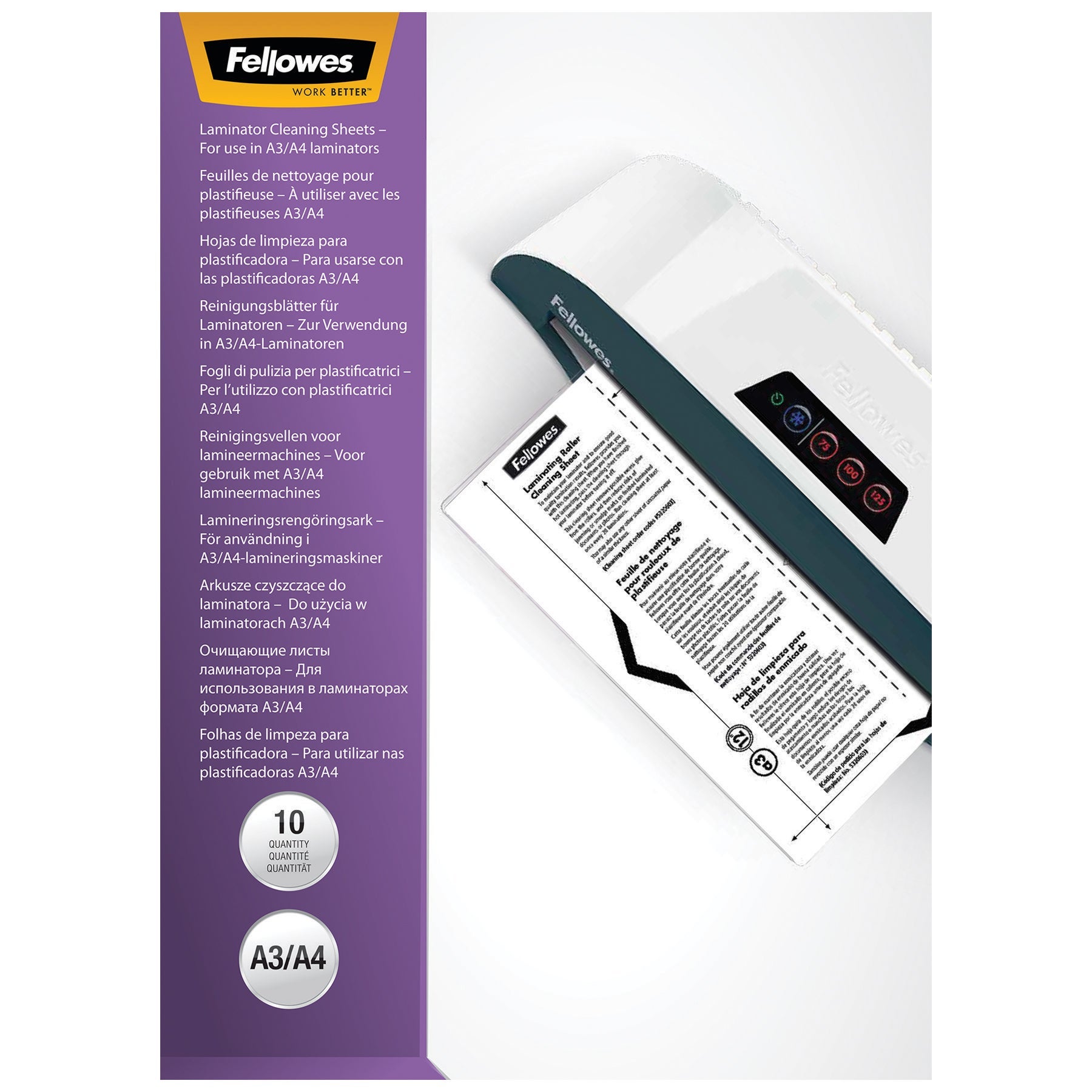 [8563654] Rengöringsark laminator A4
