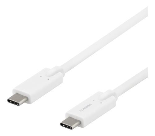 [8564560] Kabel USB-C till USB-C 2 m vit