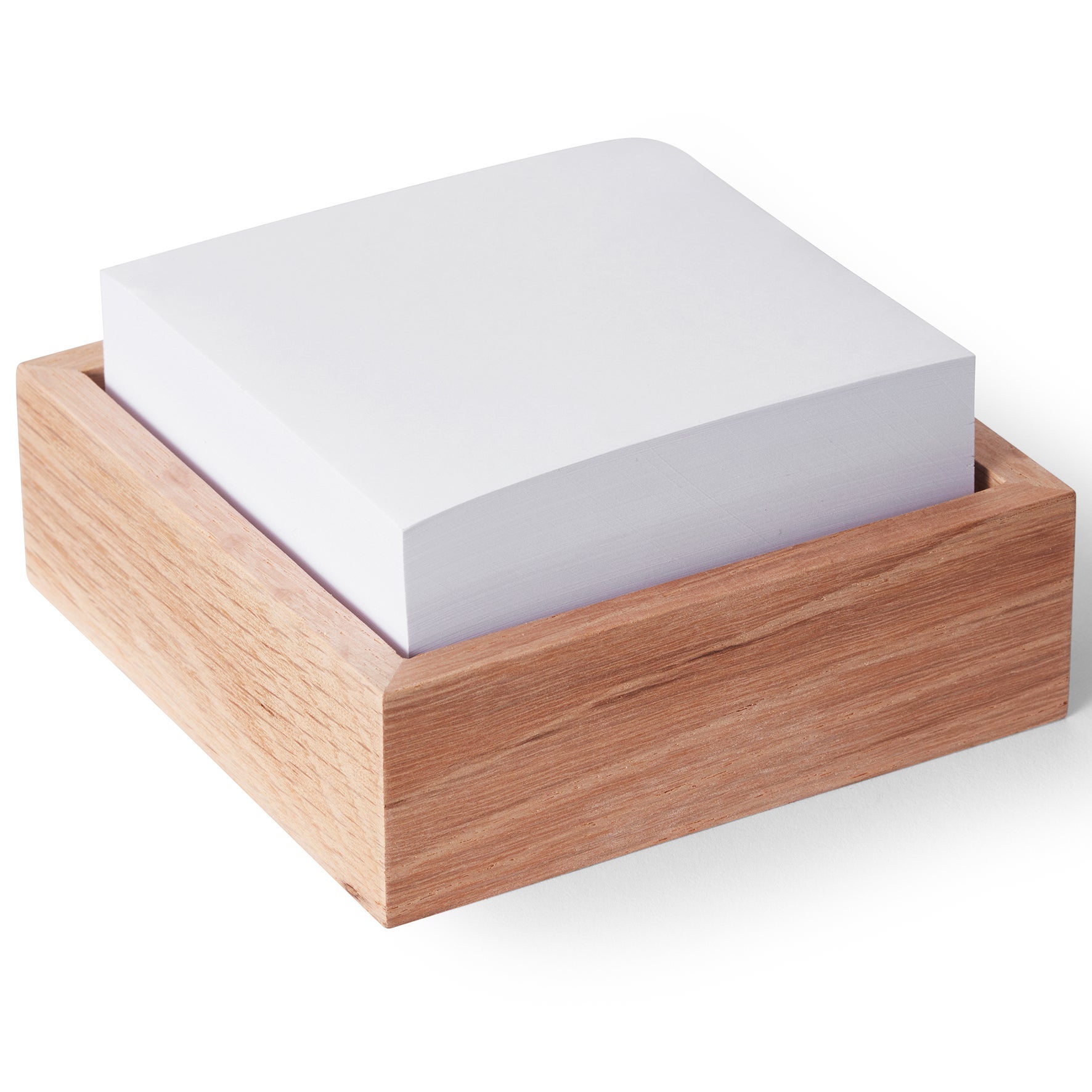 [2631016] Förvaring/noteskub 12x12cm trä