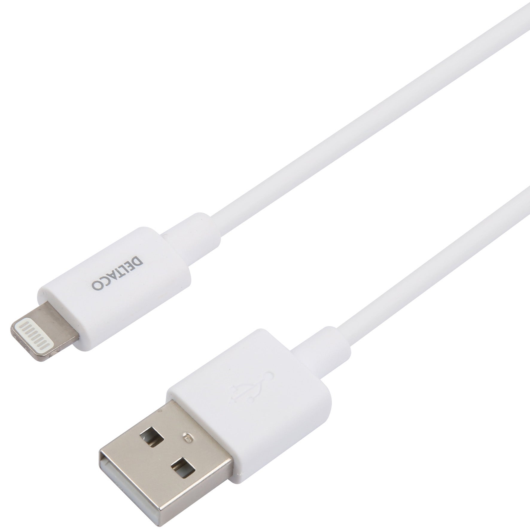 [8564556] USB-A-Lightning-kabel 2 m vit