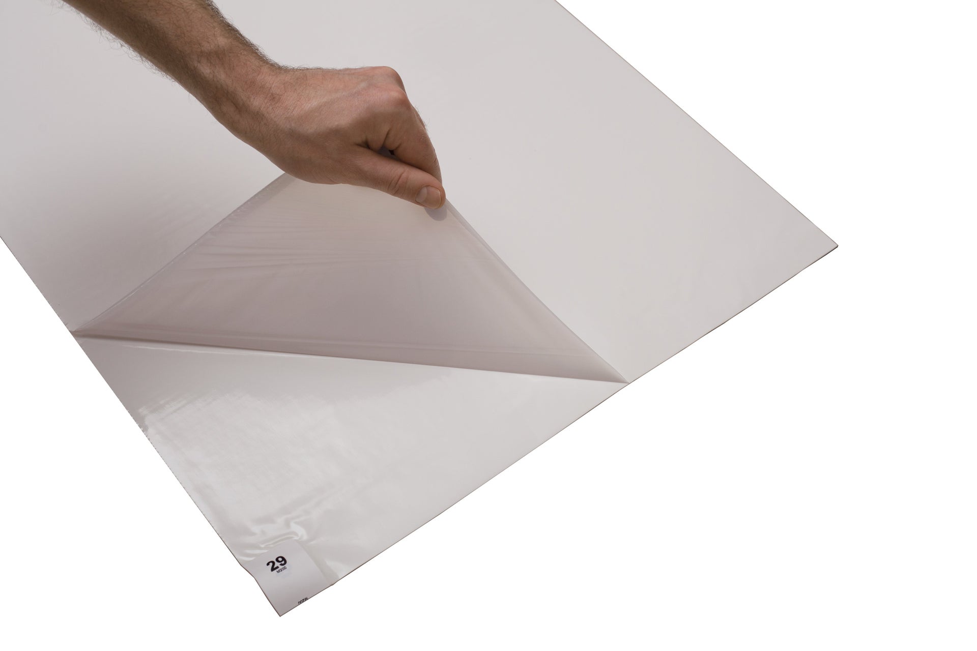 [8565153] Klibbmatta 60x115 cm vit 8x30 ark