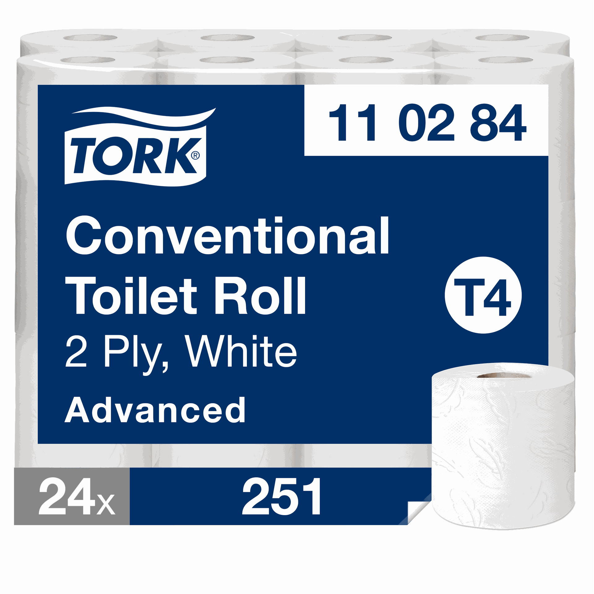 [8564261] Toalettpapper Tork Advanced 2-lager vit T4