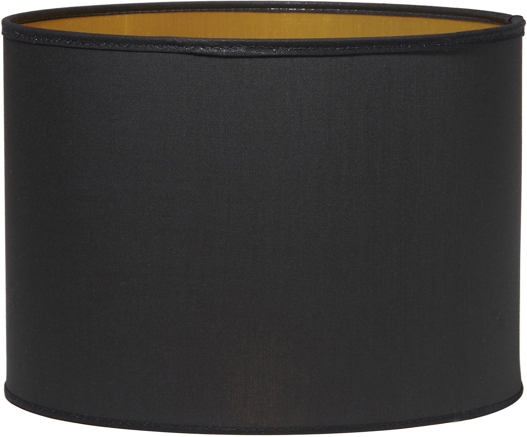 [8555303] Lampskärm Met Sara Svart / Guld 35 cm