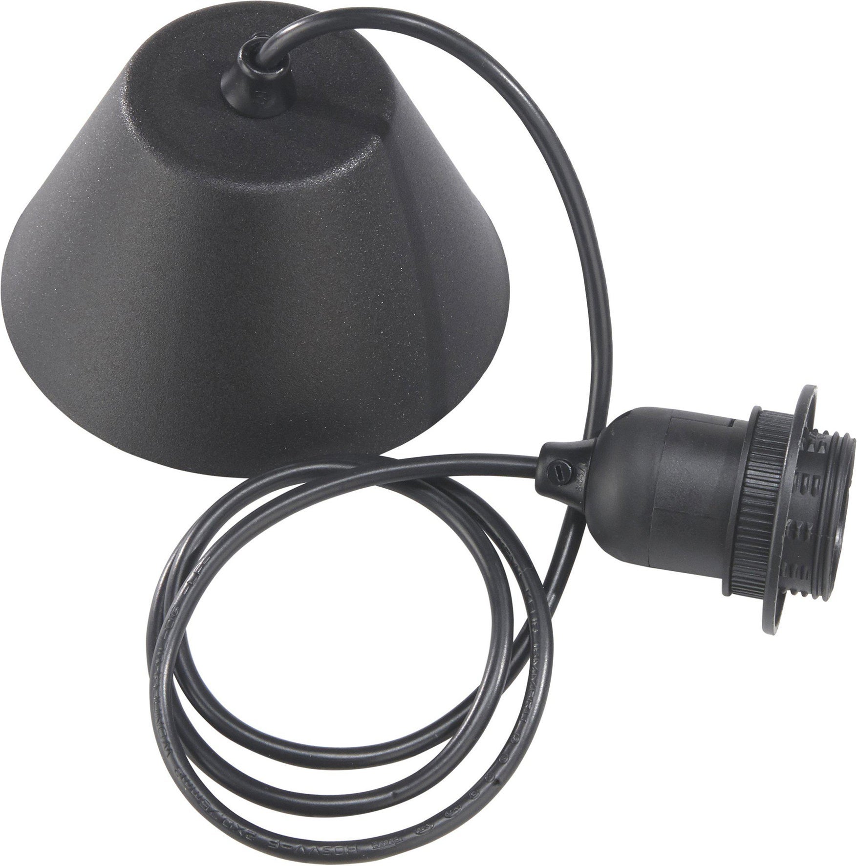 [8555410] Takupphänge EU Svart sladd 1,2 m